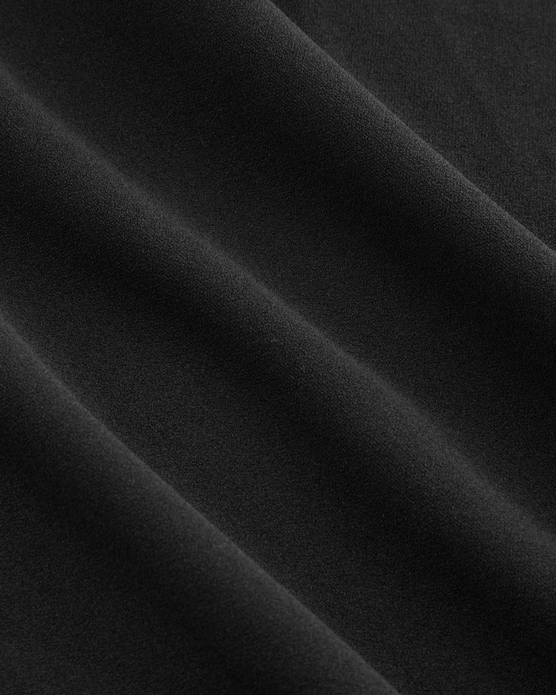 Elegance Backless Boat Neck Ruffle Split Maxi - Black