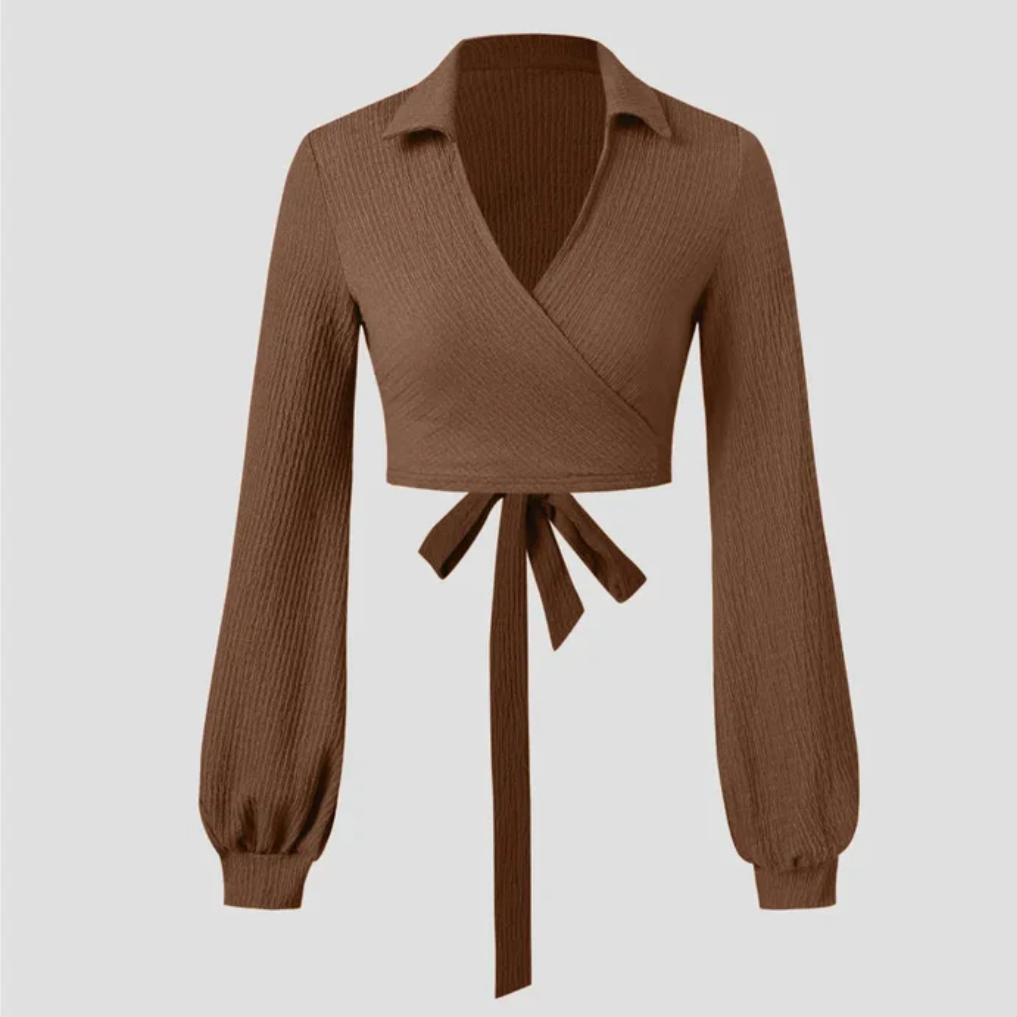 Chocolate Brown Crop Top