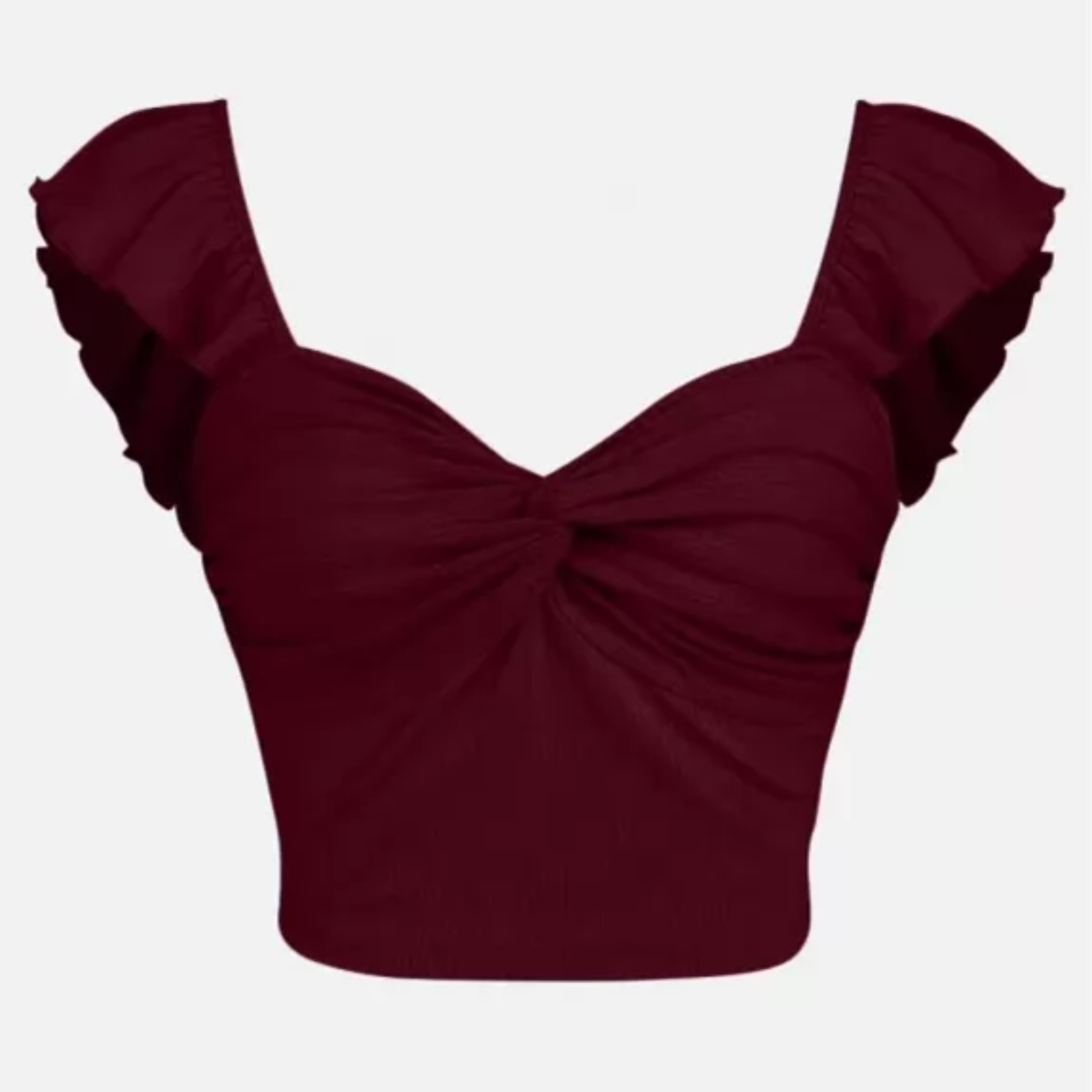 Maroon Vibe Top