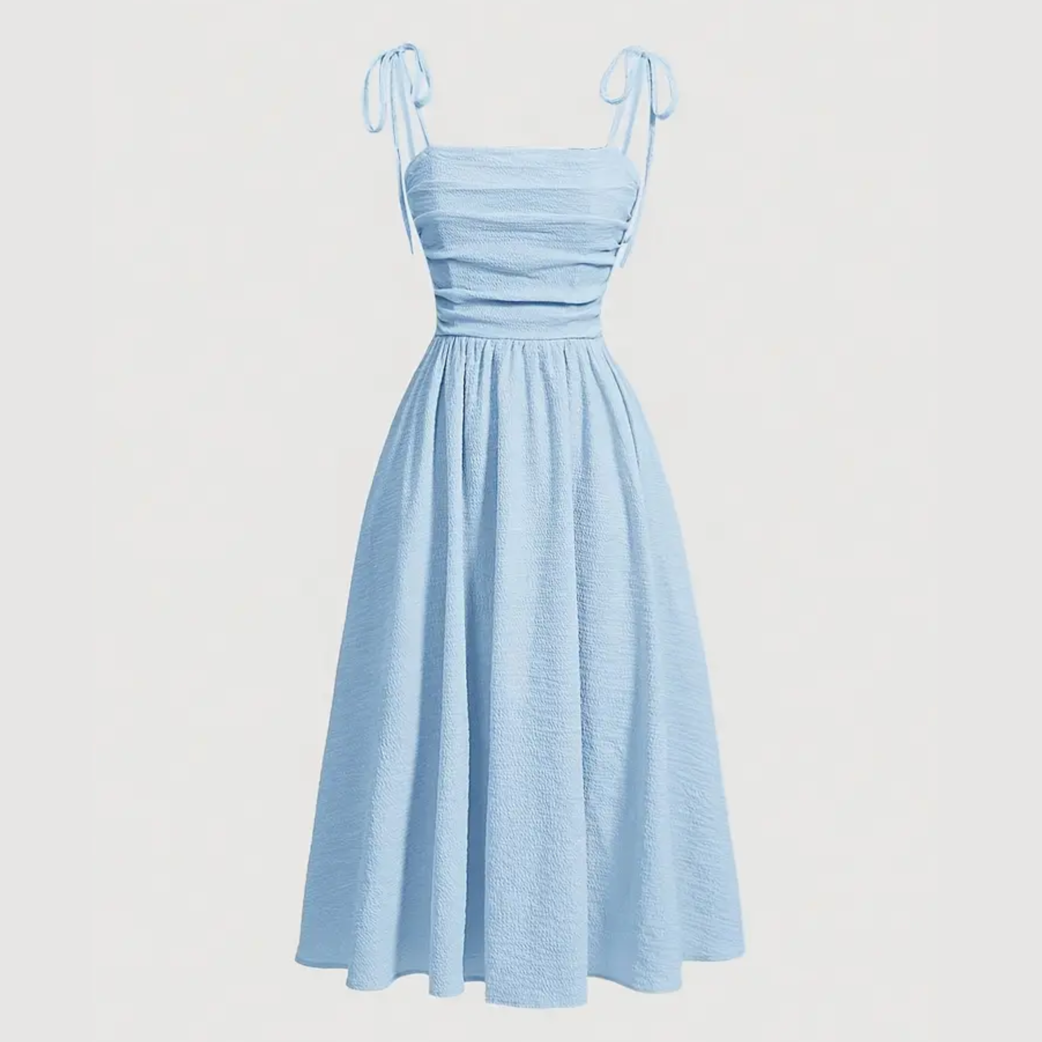 Off-Shoulder A-Line Bow Dress