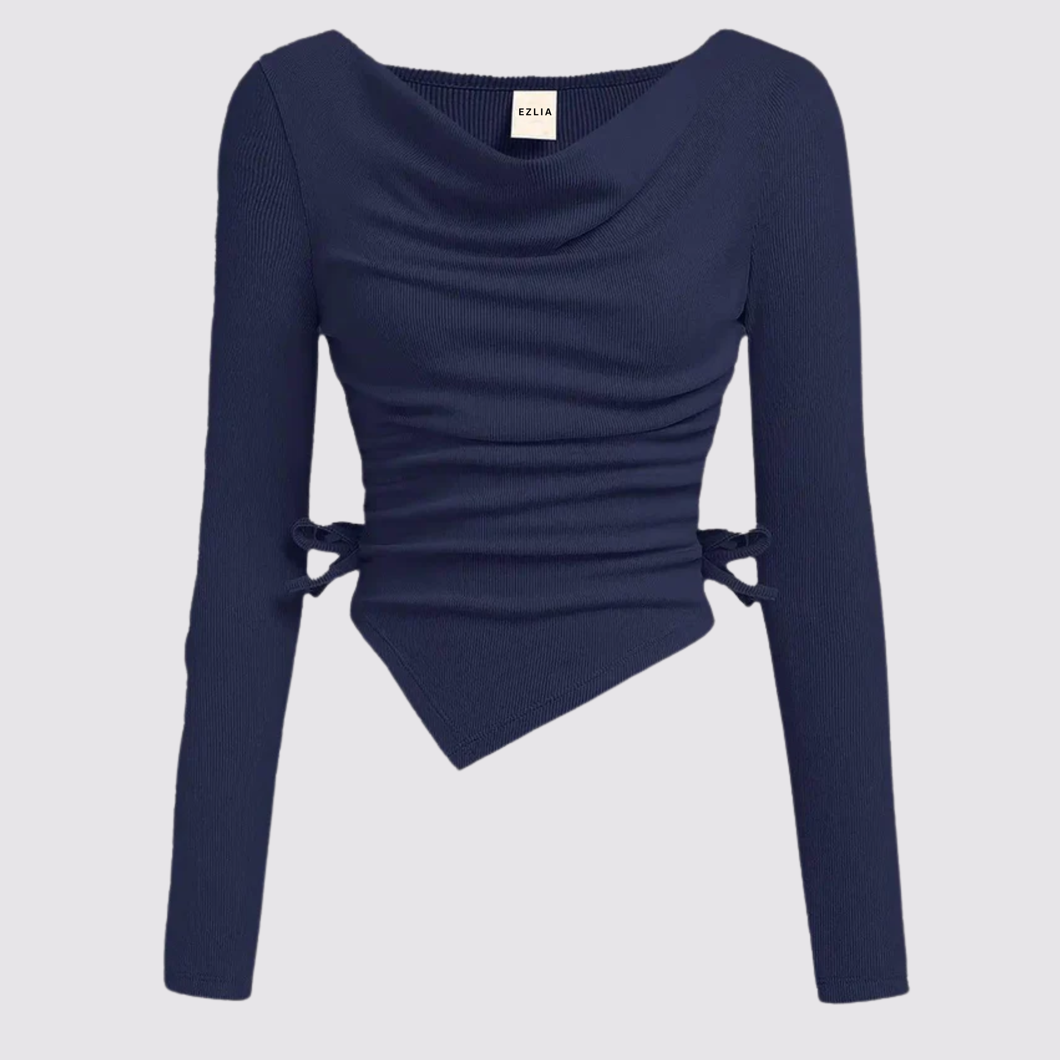 Long Sleeve Tee with Front Knot