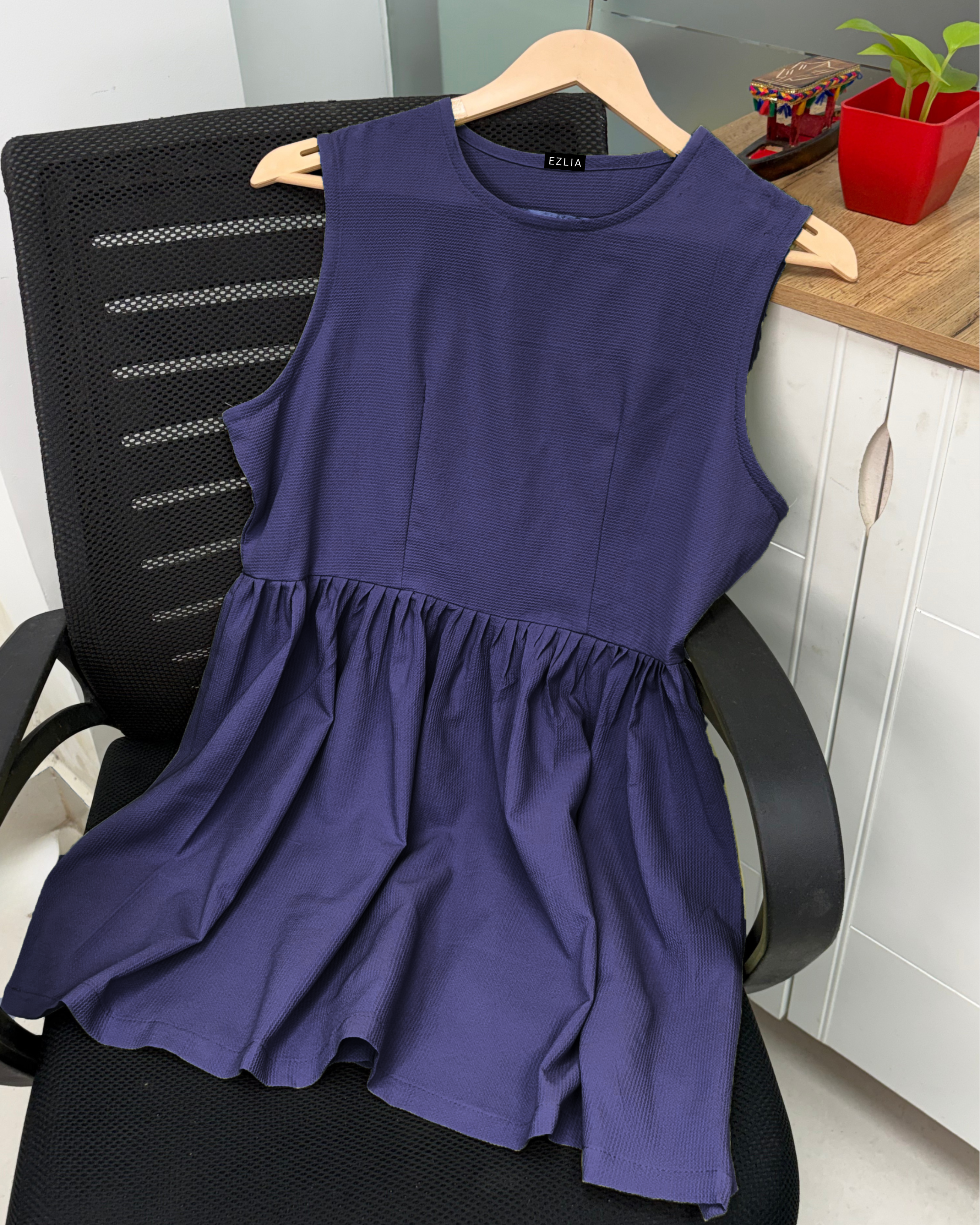 Blue Mini Dress for Women