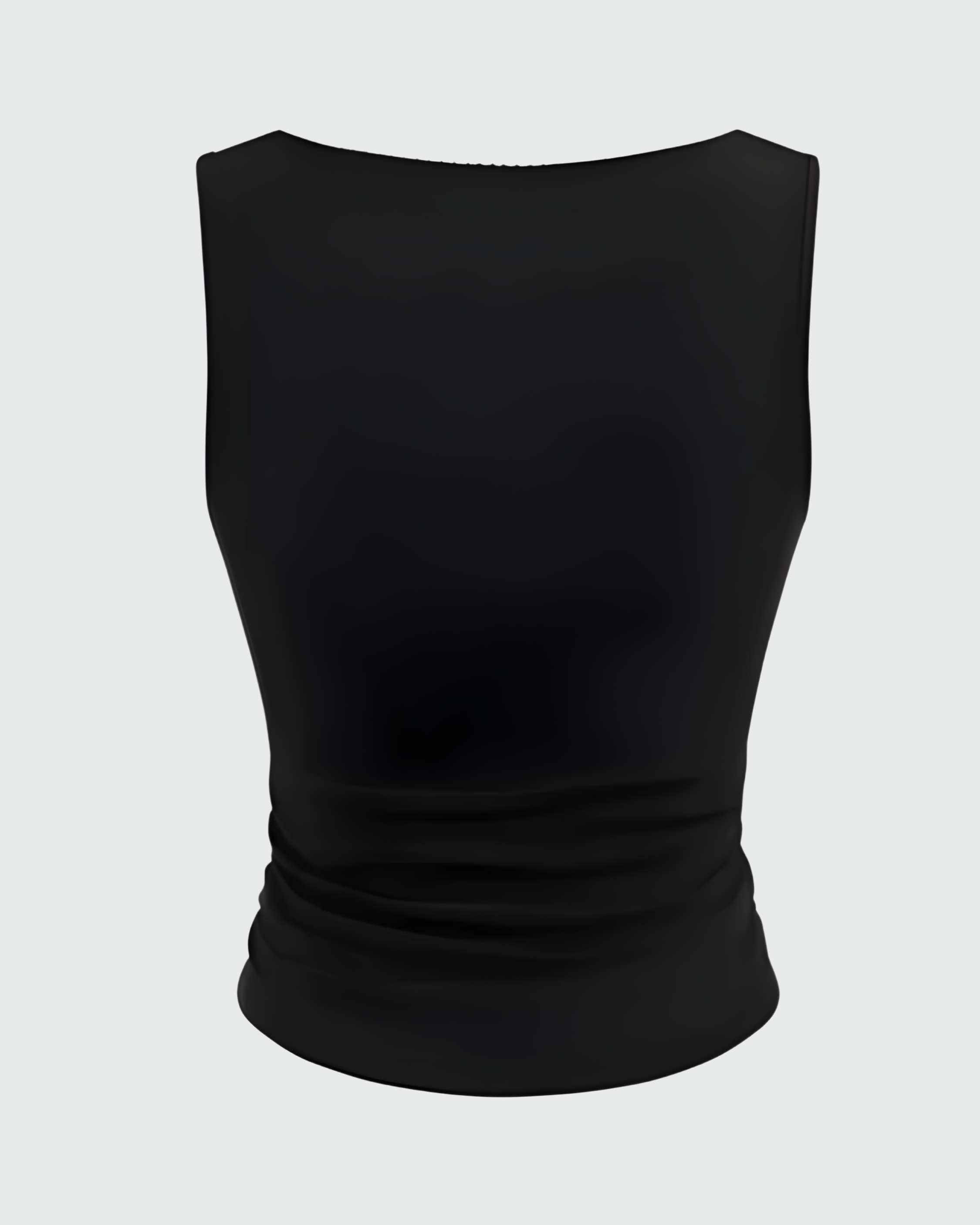 Slim Fit Black Top