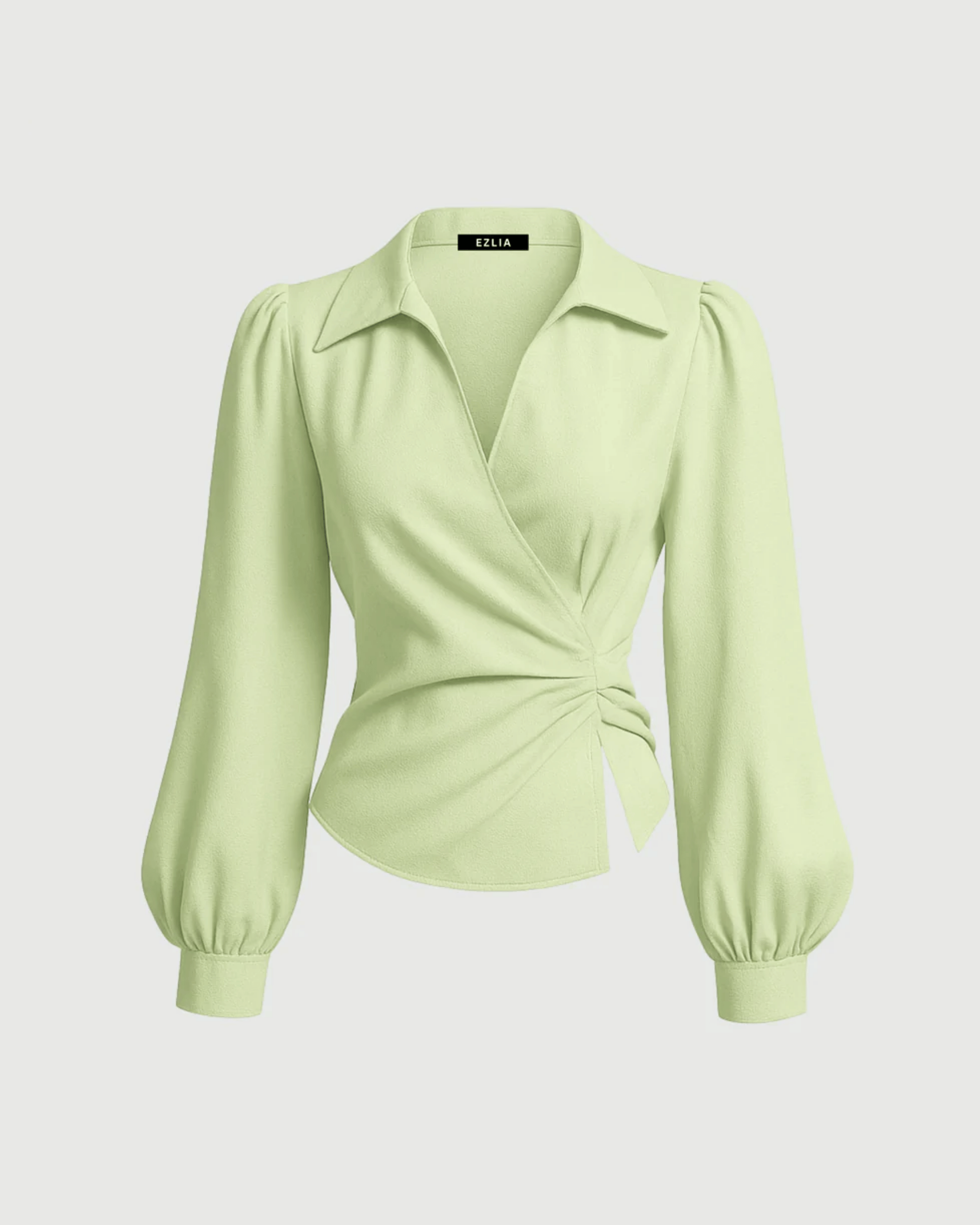 COMBO: V-Neck Bubble Wrap Pink & Green Top