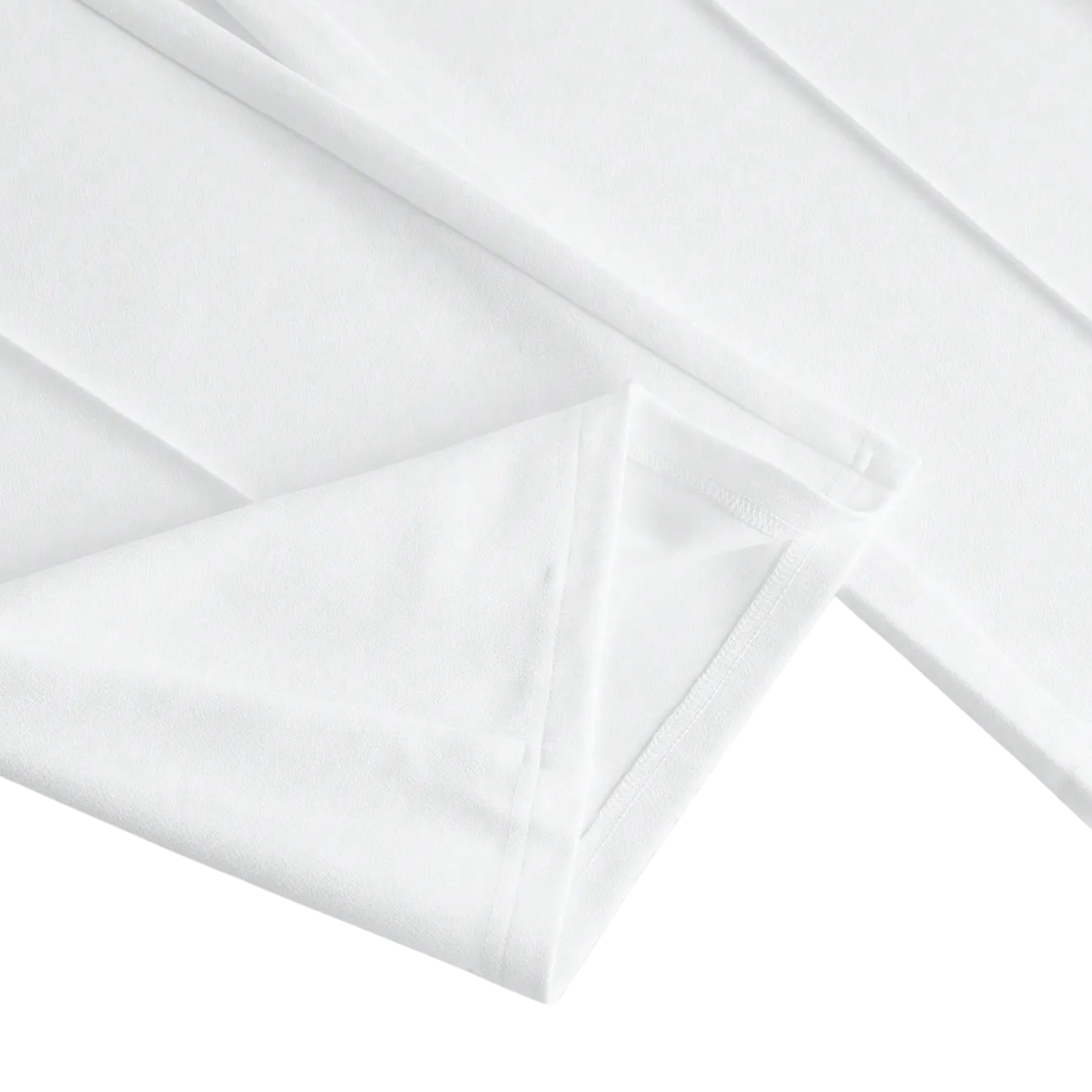 White High-Waist Trousers
