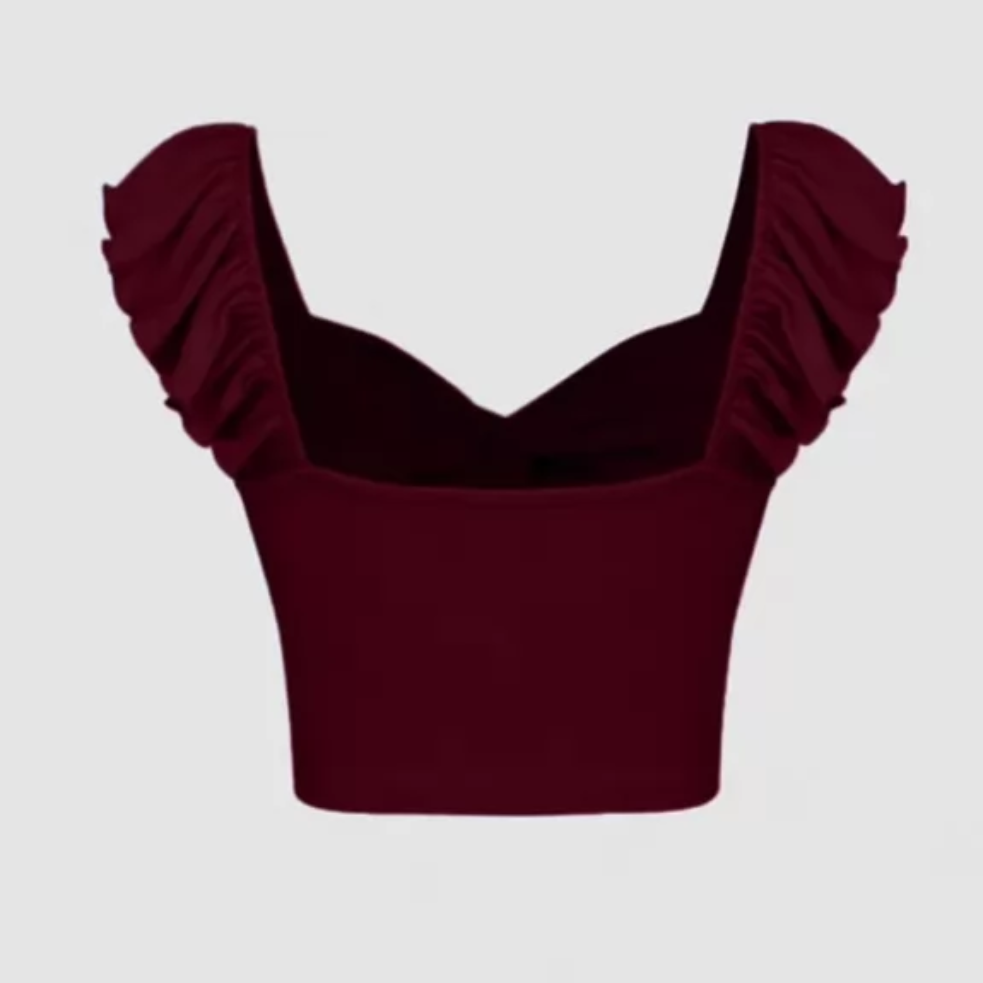 Maroon Vibe Top