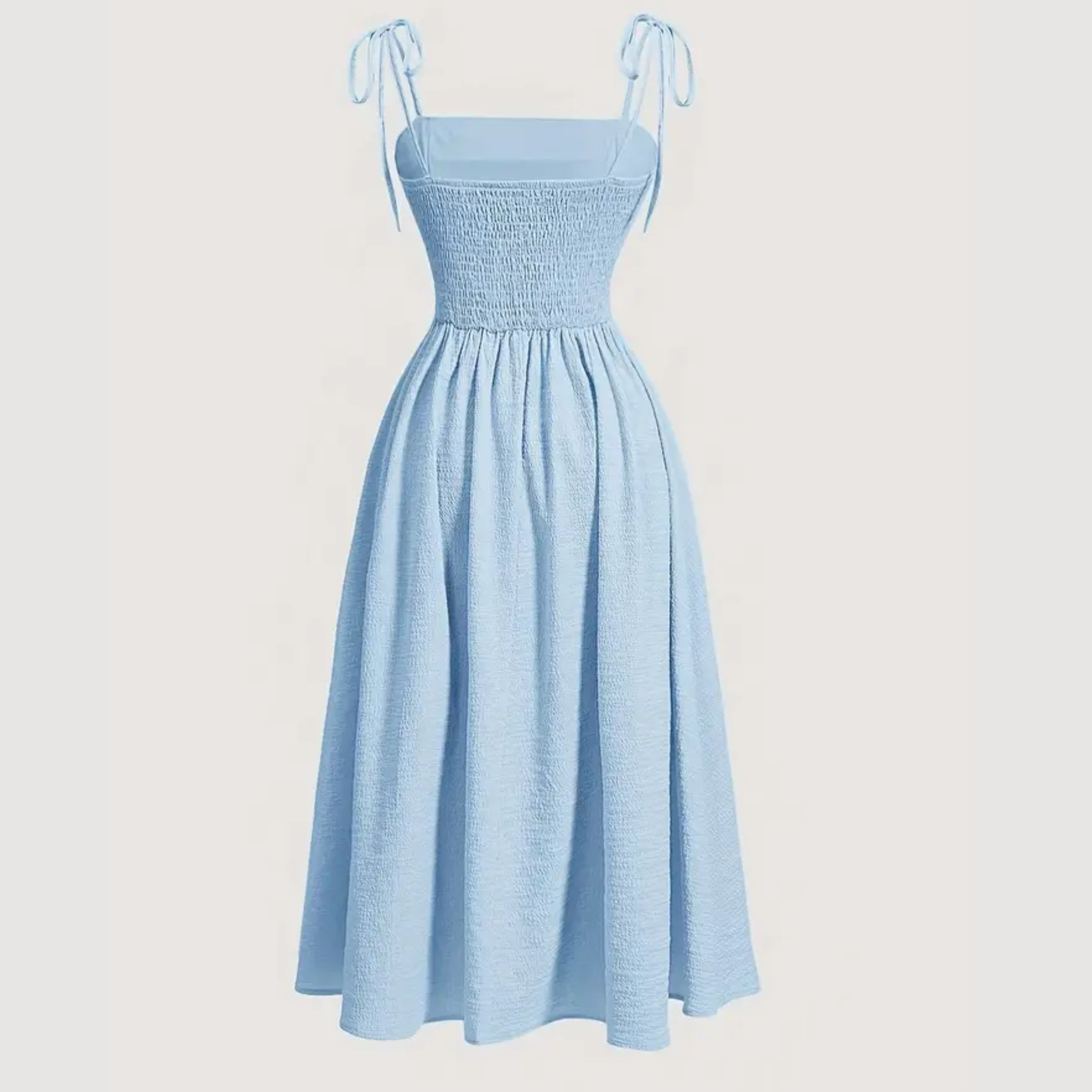 Off-Shoulder A-Line Bow Dress