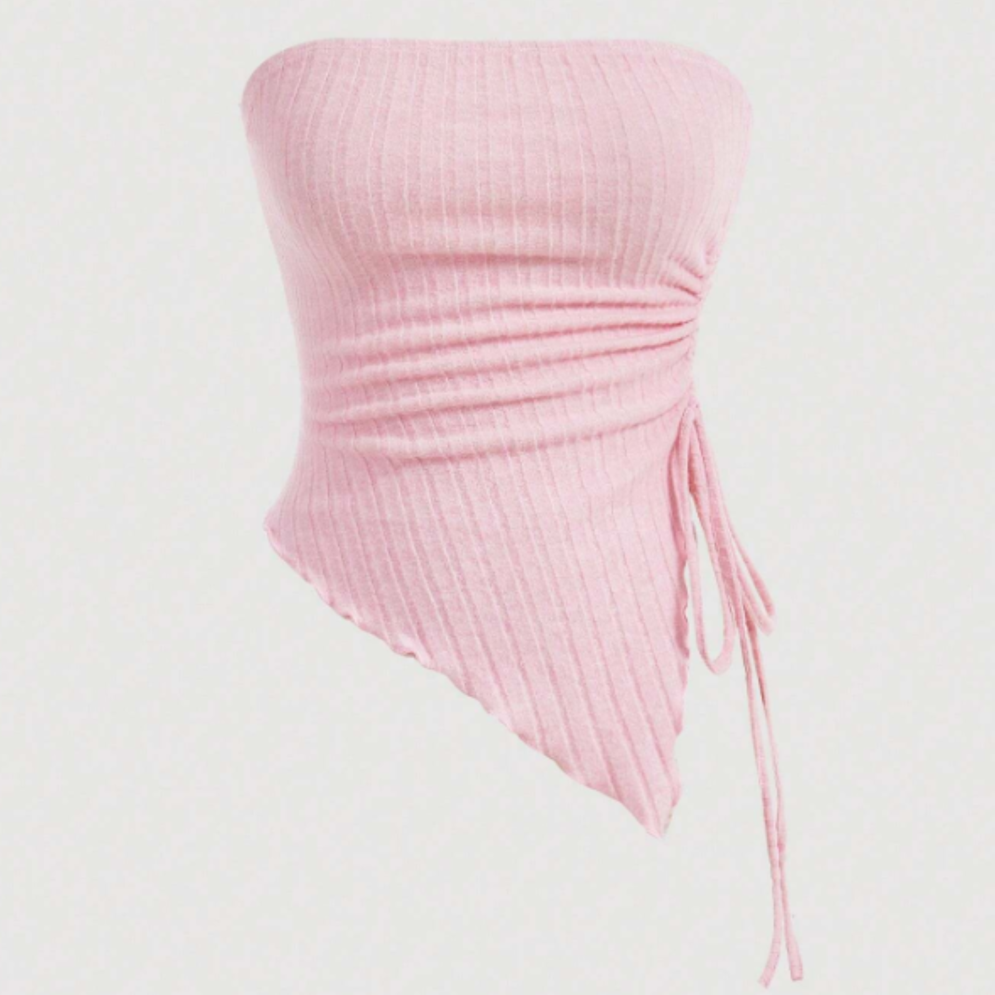 Pastel Pink Ruched Top