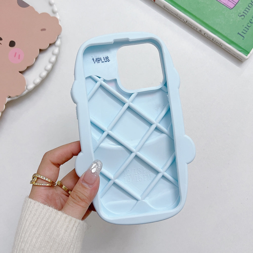 Ezlia 3D Silicone Bear Soft iPhone 16 Pro Max Case
