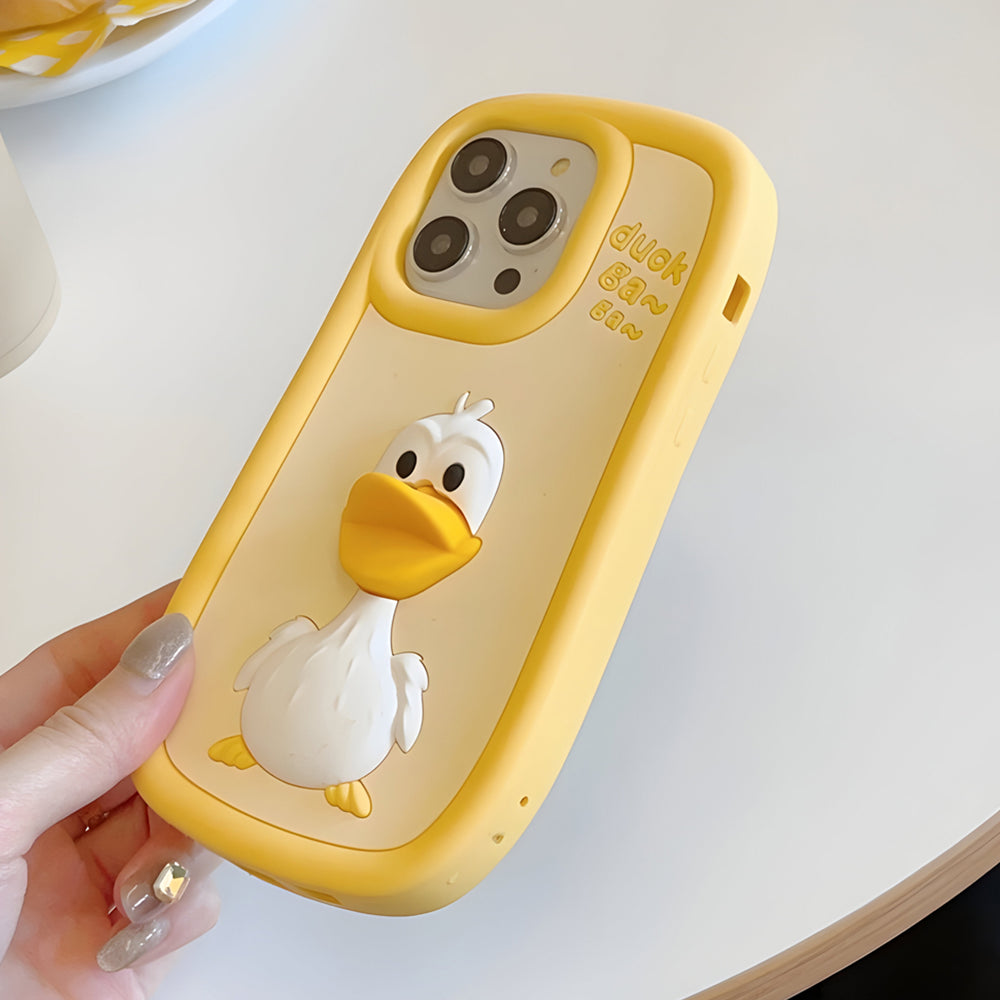 3D Duck Silicone Soft Protective IPhone 15 Case