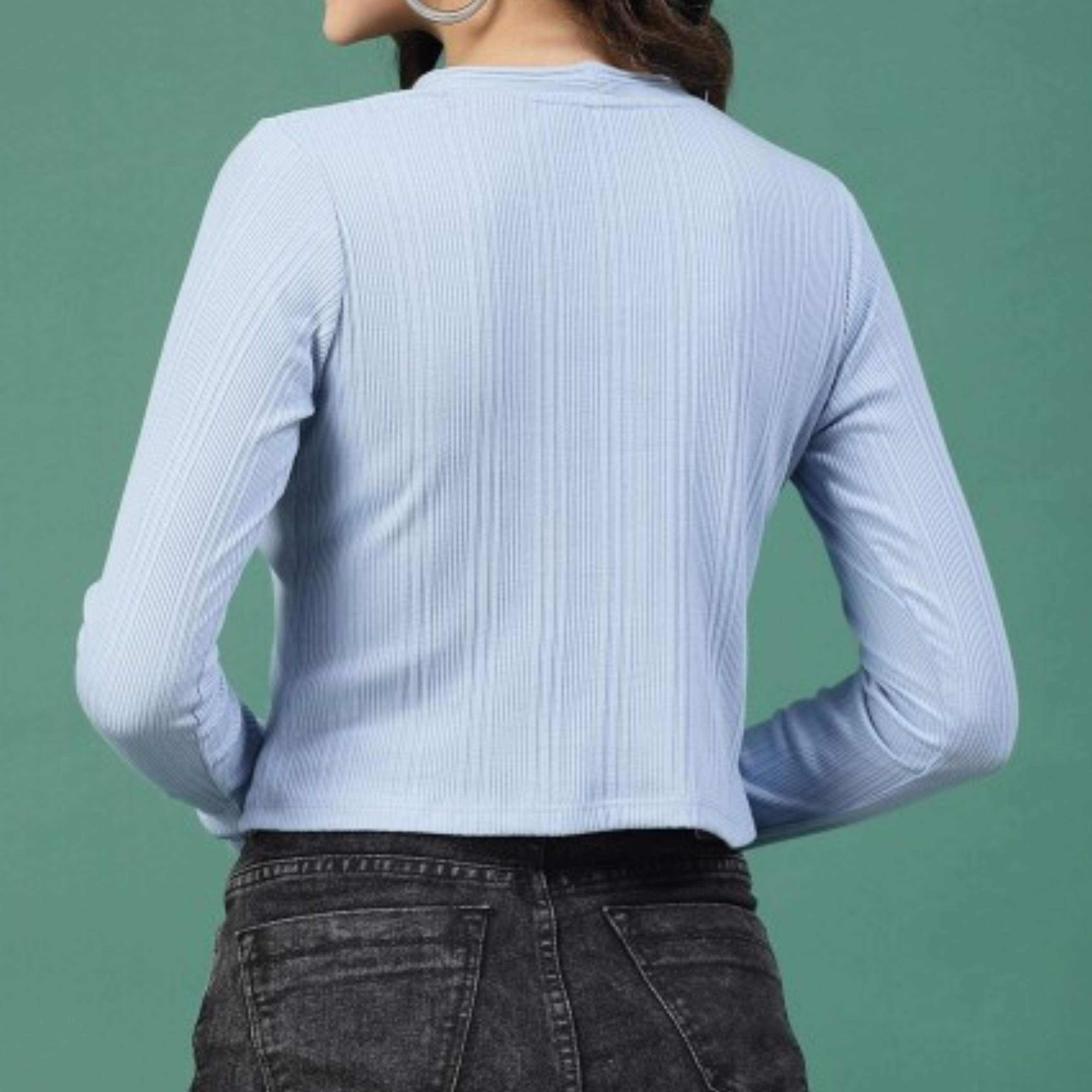 Button-Up Crop Cardigan