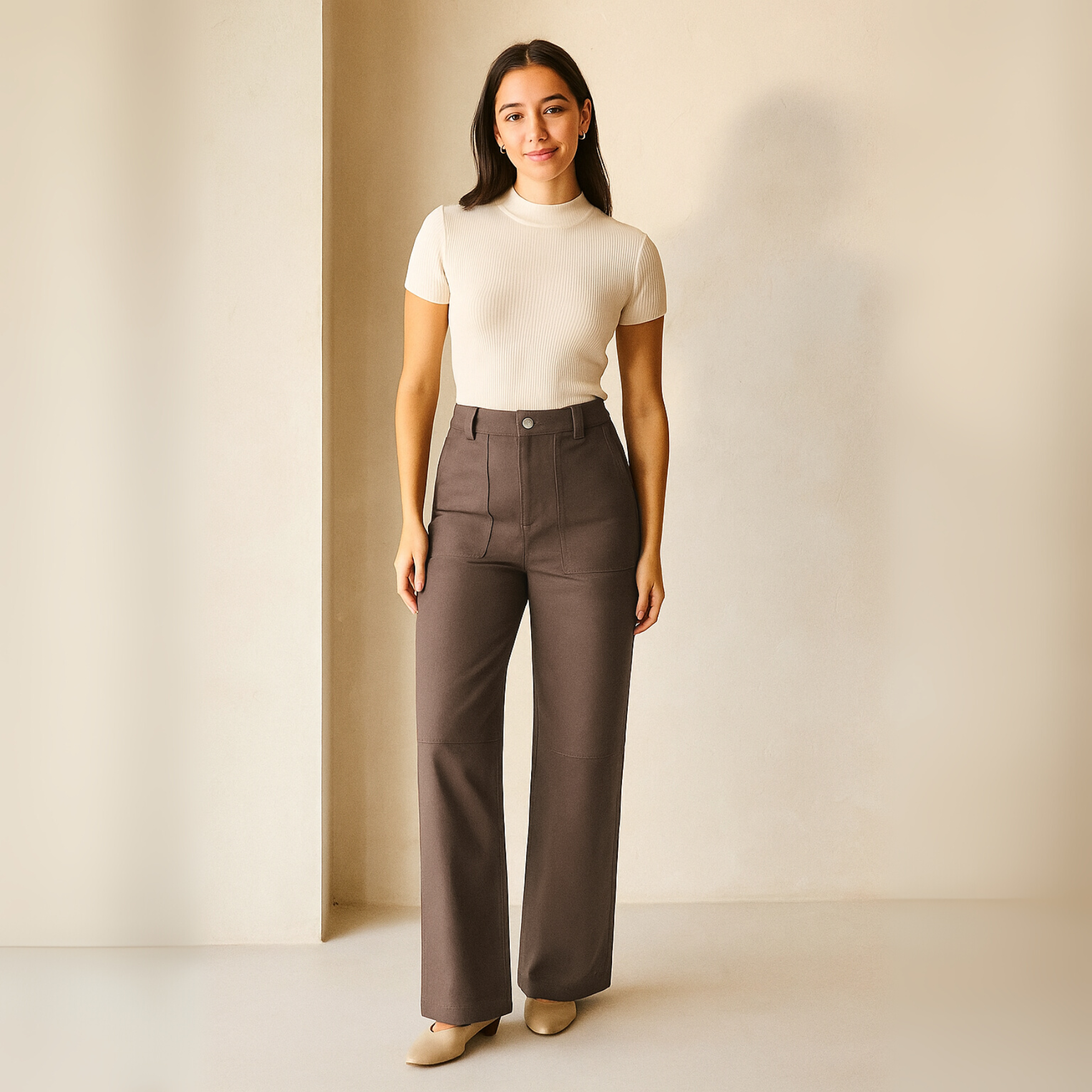 Brown Cargo Pants