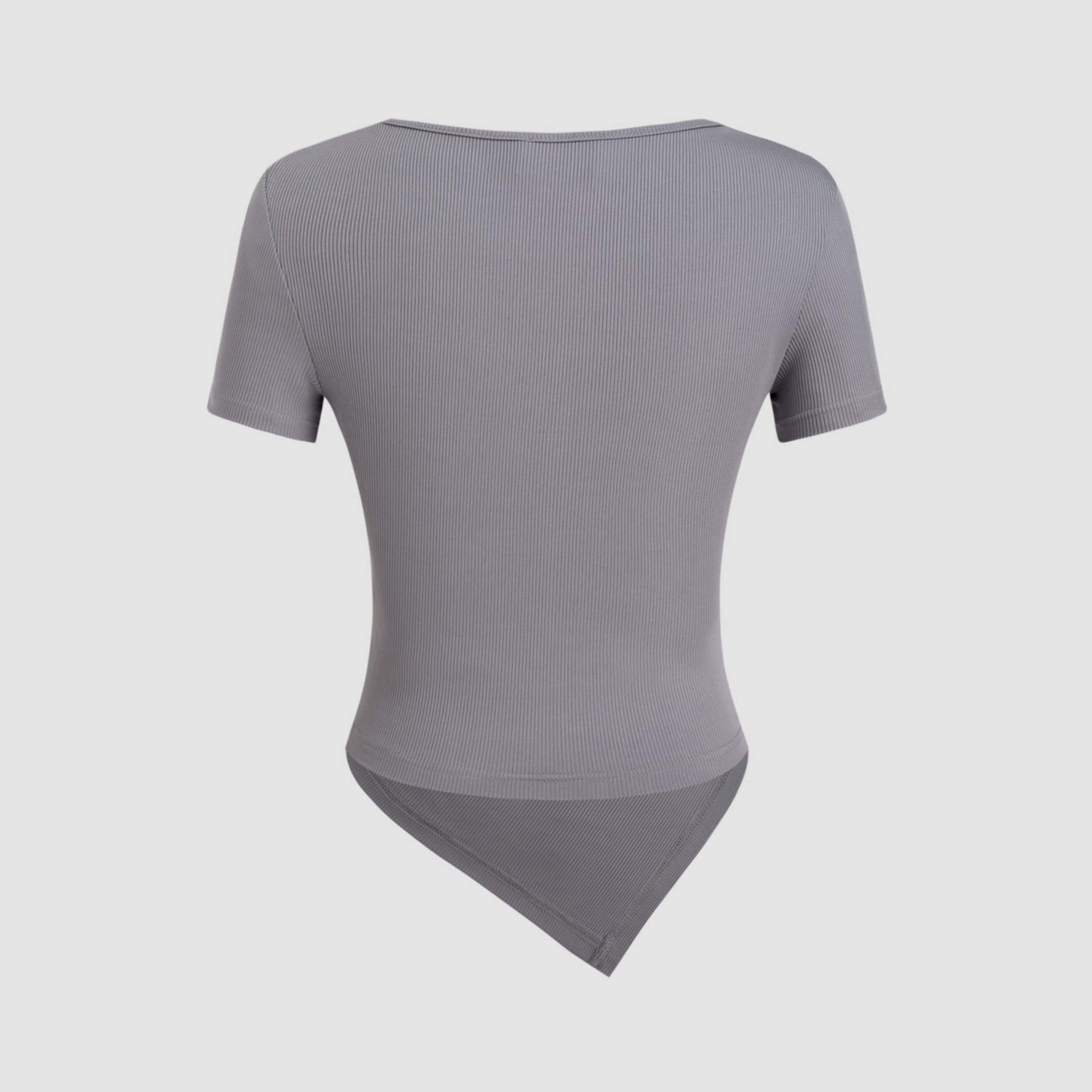 Stylish Grey Wrap Co-ord Set