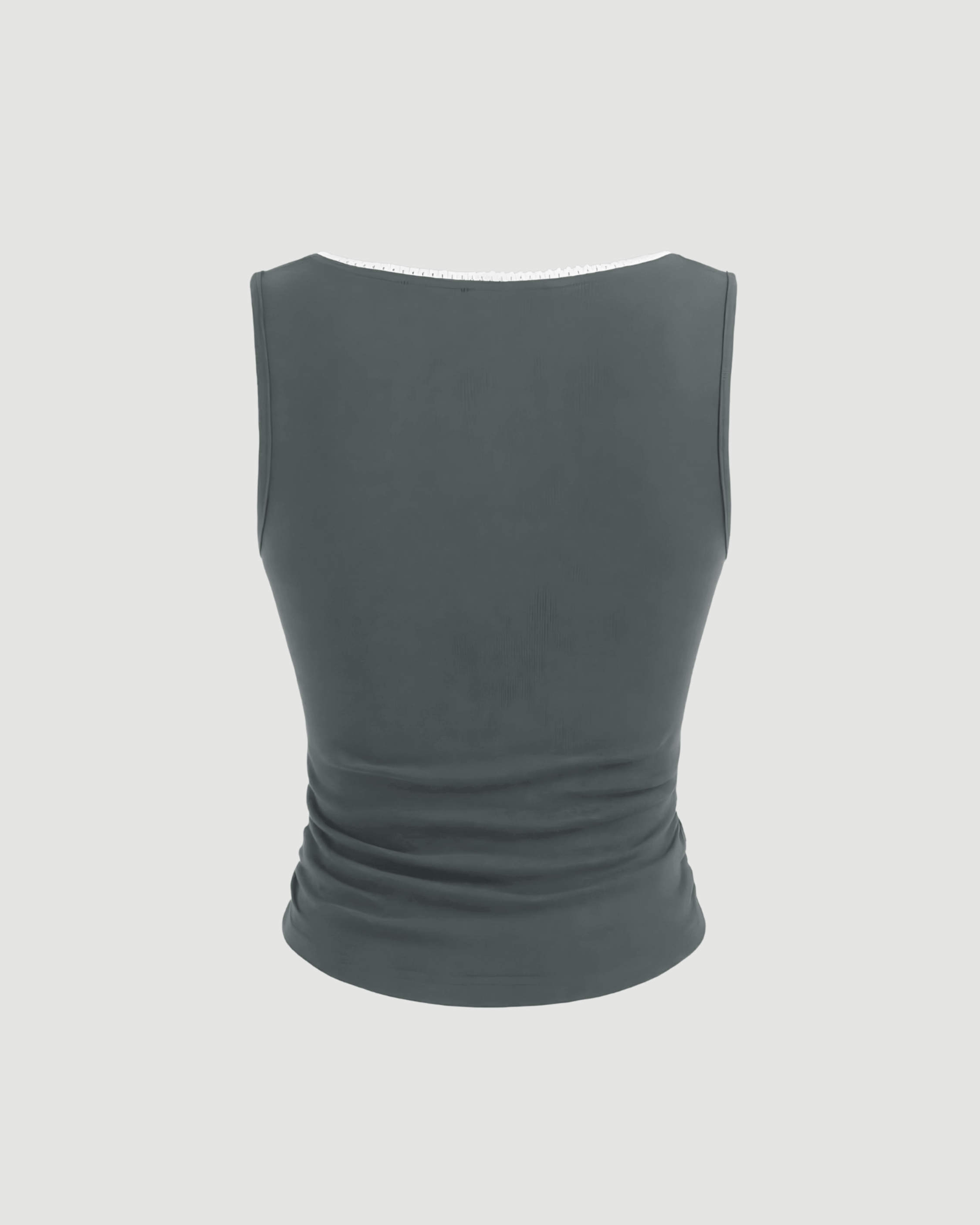 Slim Fit Grey Top