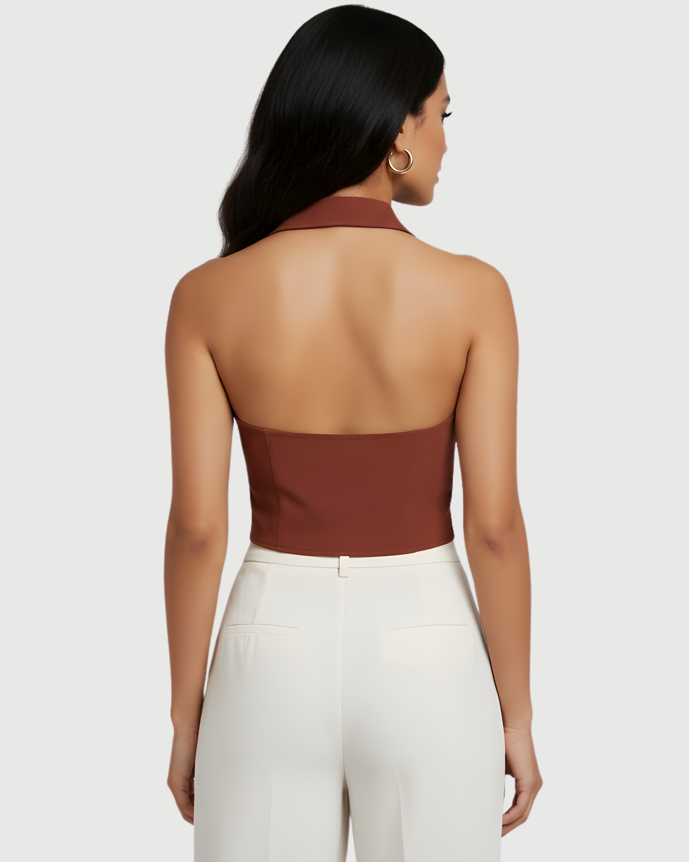 Women’s Halter Neck Waistcoat