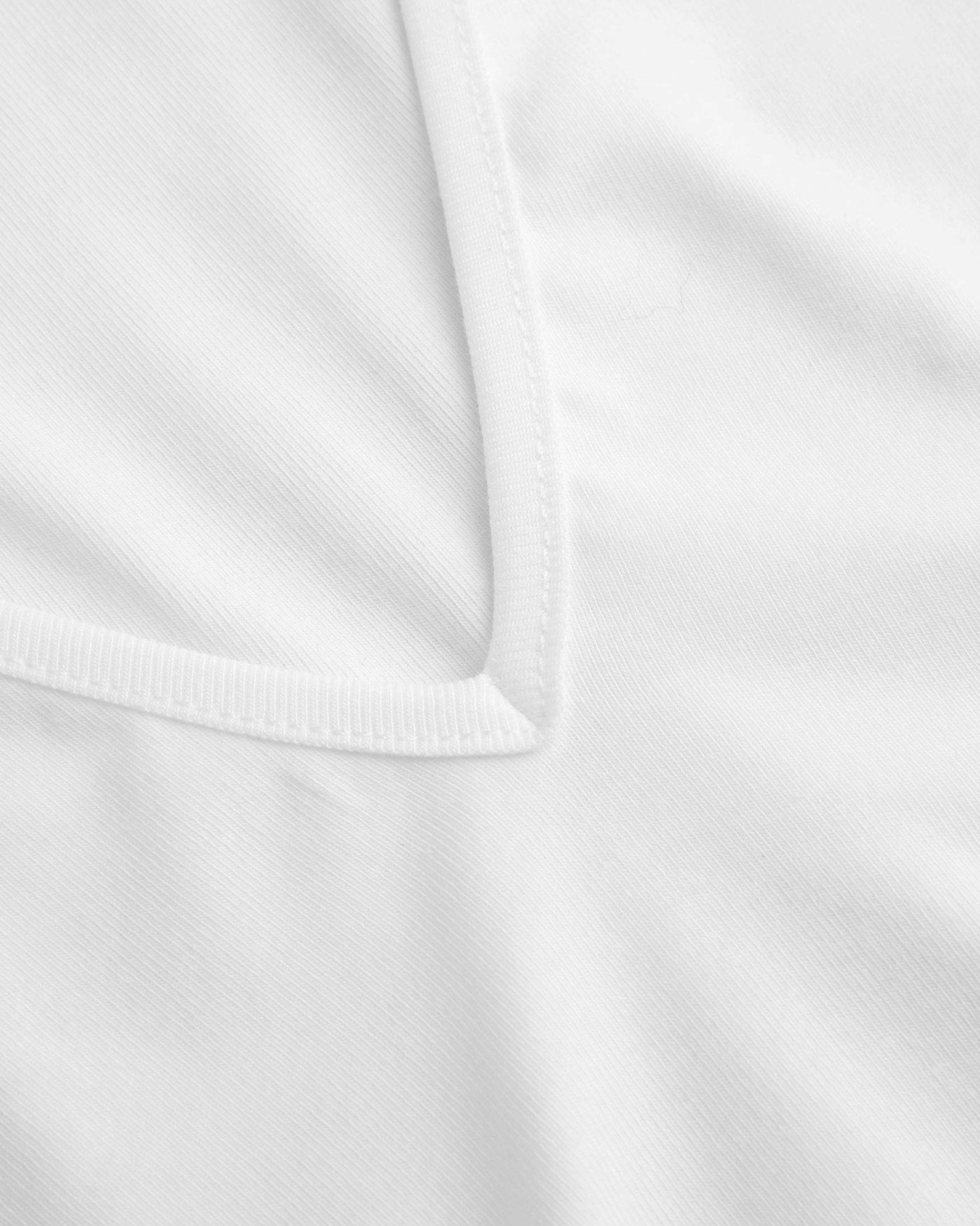 White V-Neck Sleeveless Crop Top