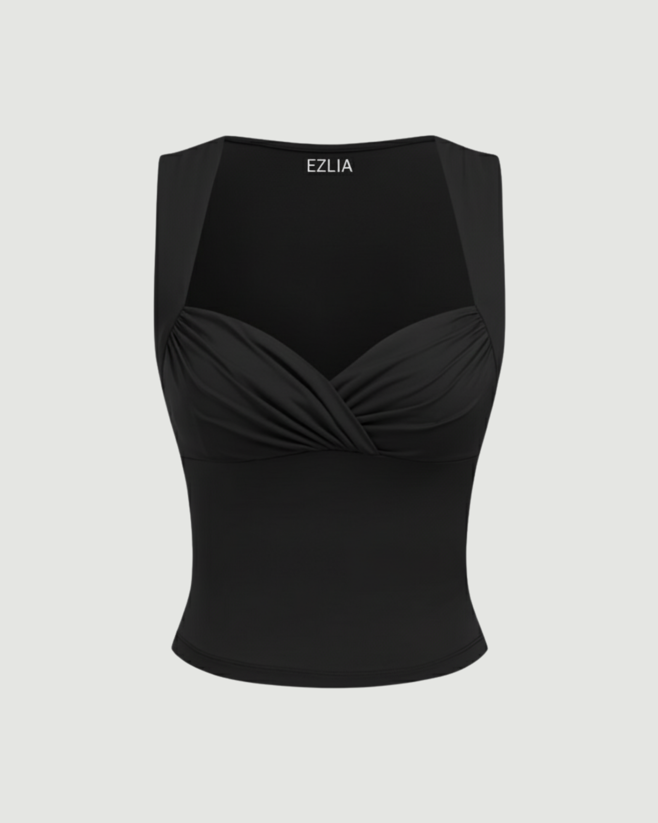Luna Twist Contour Fit Camisole-Black