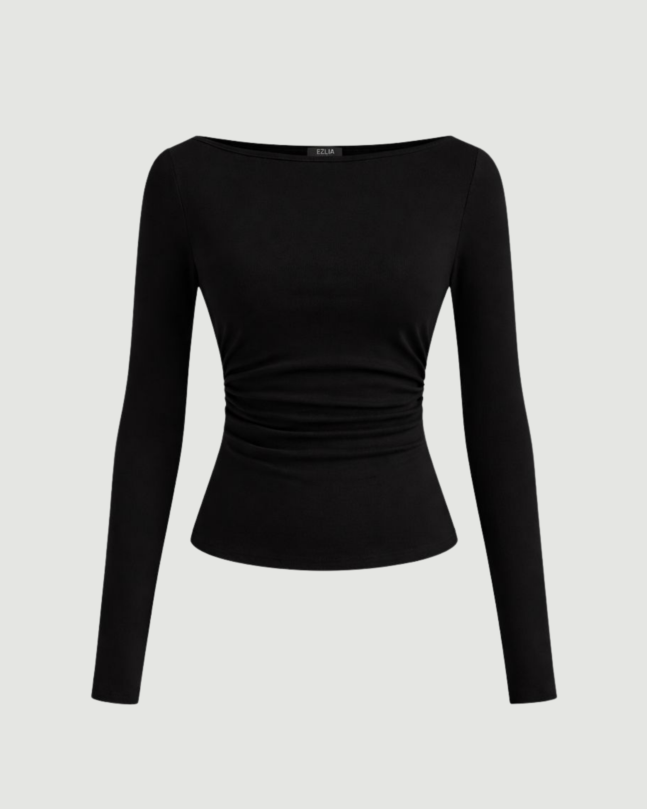 CloudTouch Longline Comfort Tee-Black