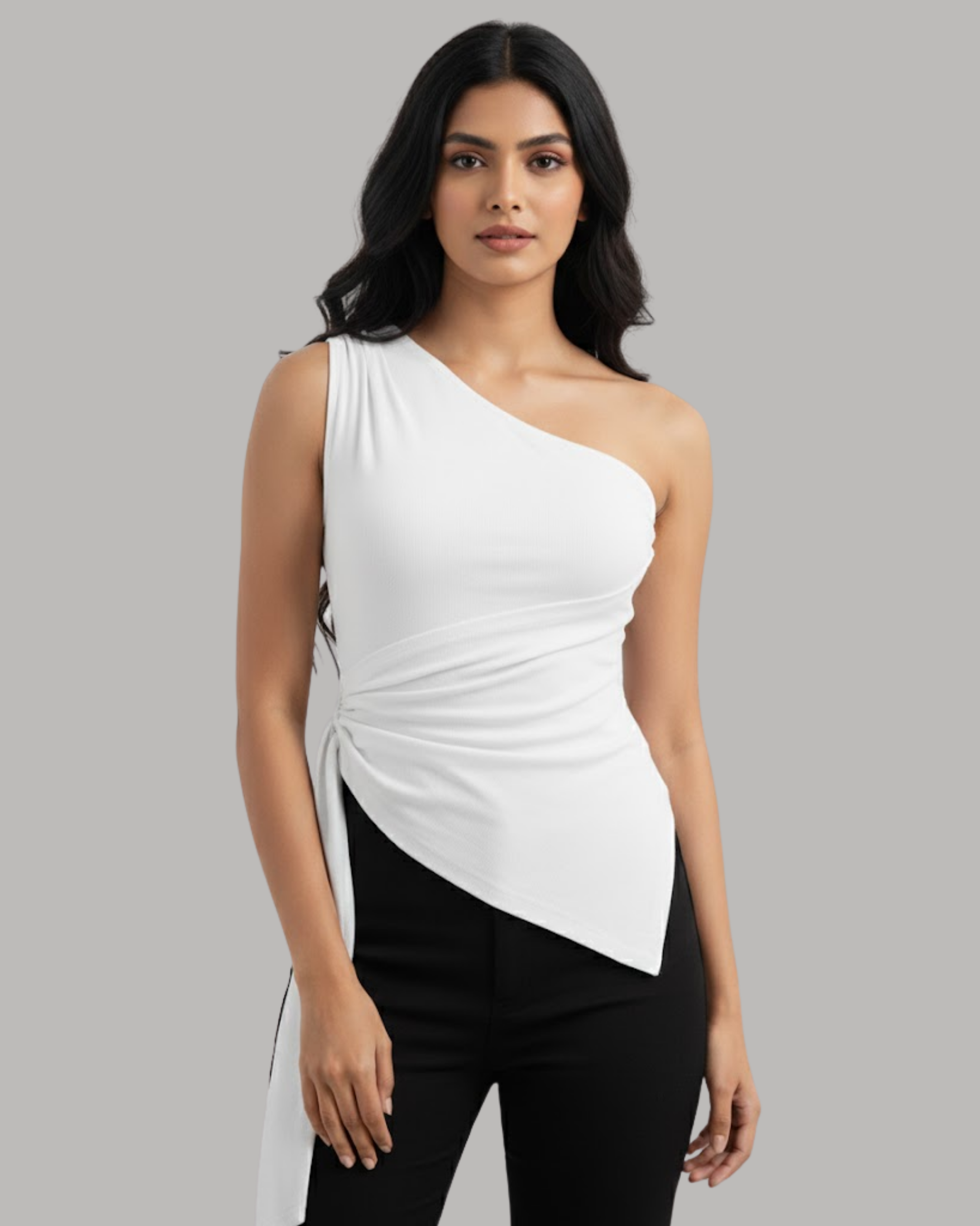 Streamline Sculpt Fit Top-White