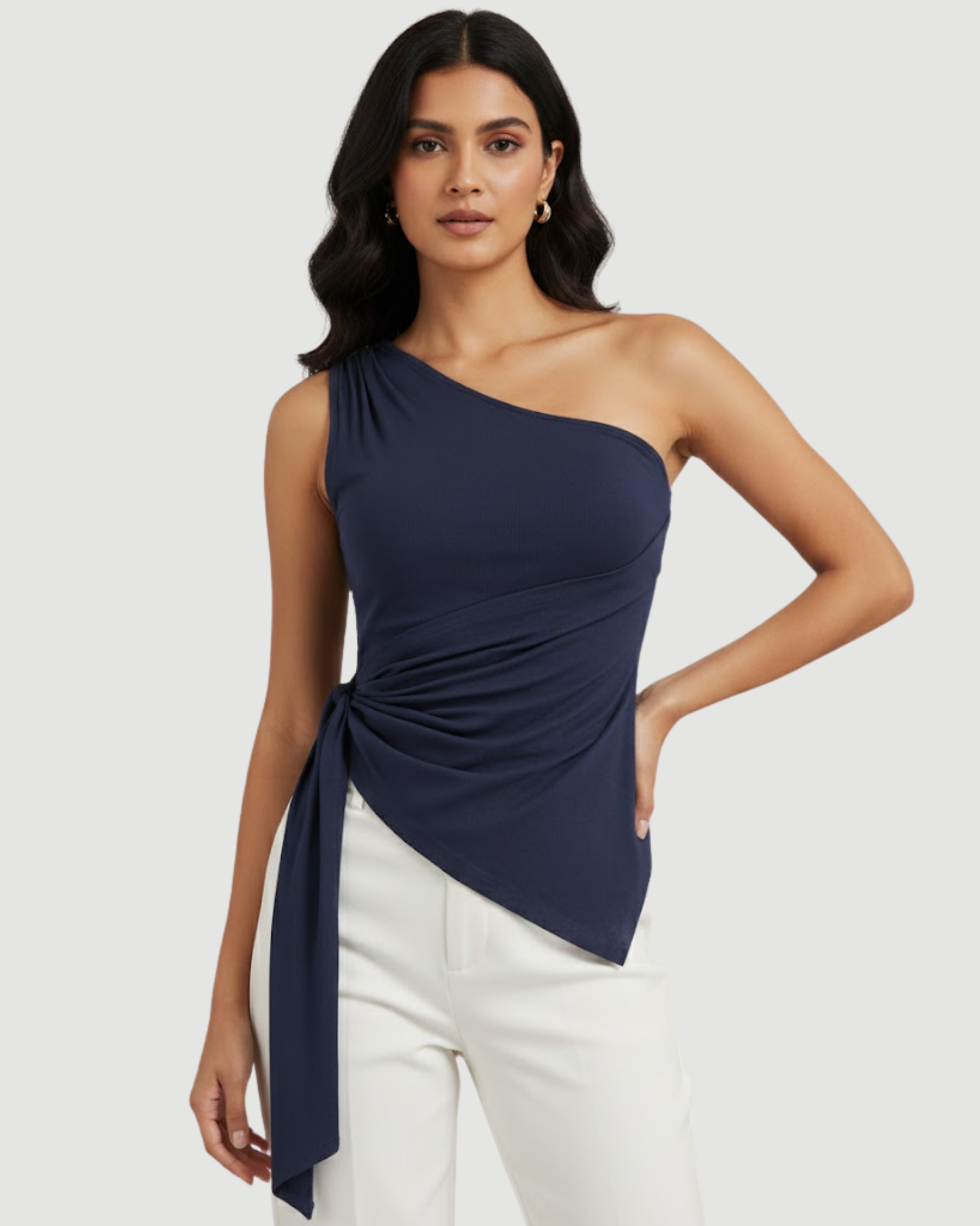 Streamline Sculpt Fit Top - Navy Blue