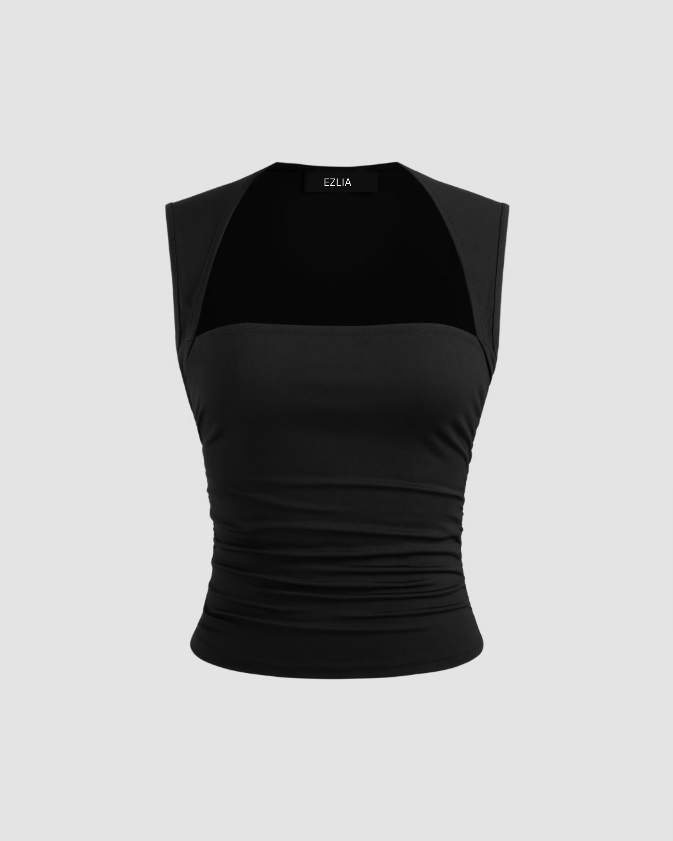 PureForm Square-Cut Essential Tank - Black