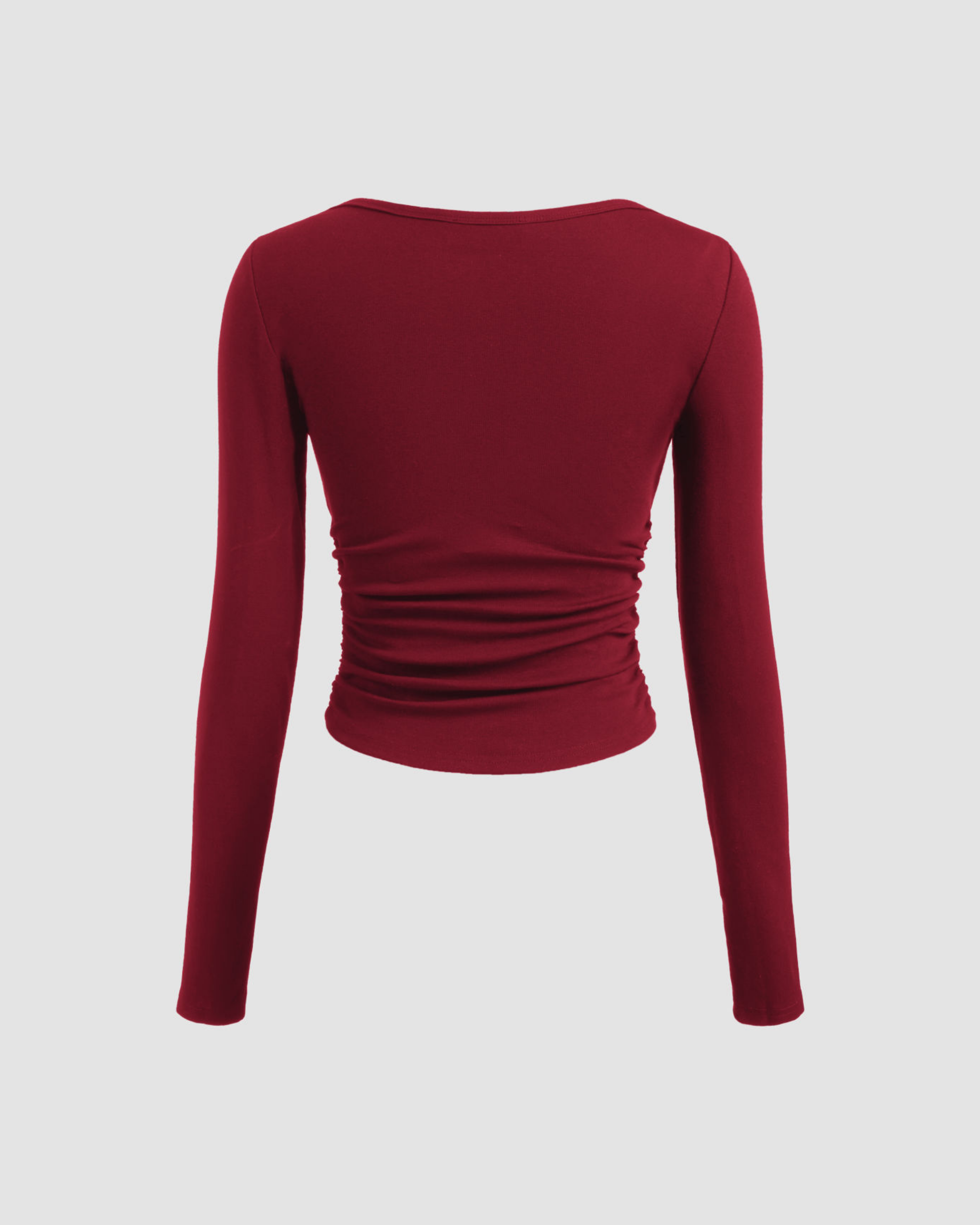 CozyContour Smooth Fit Top - Wine