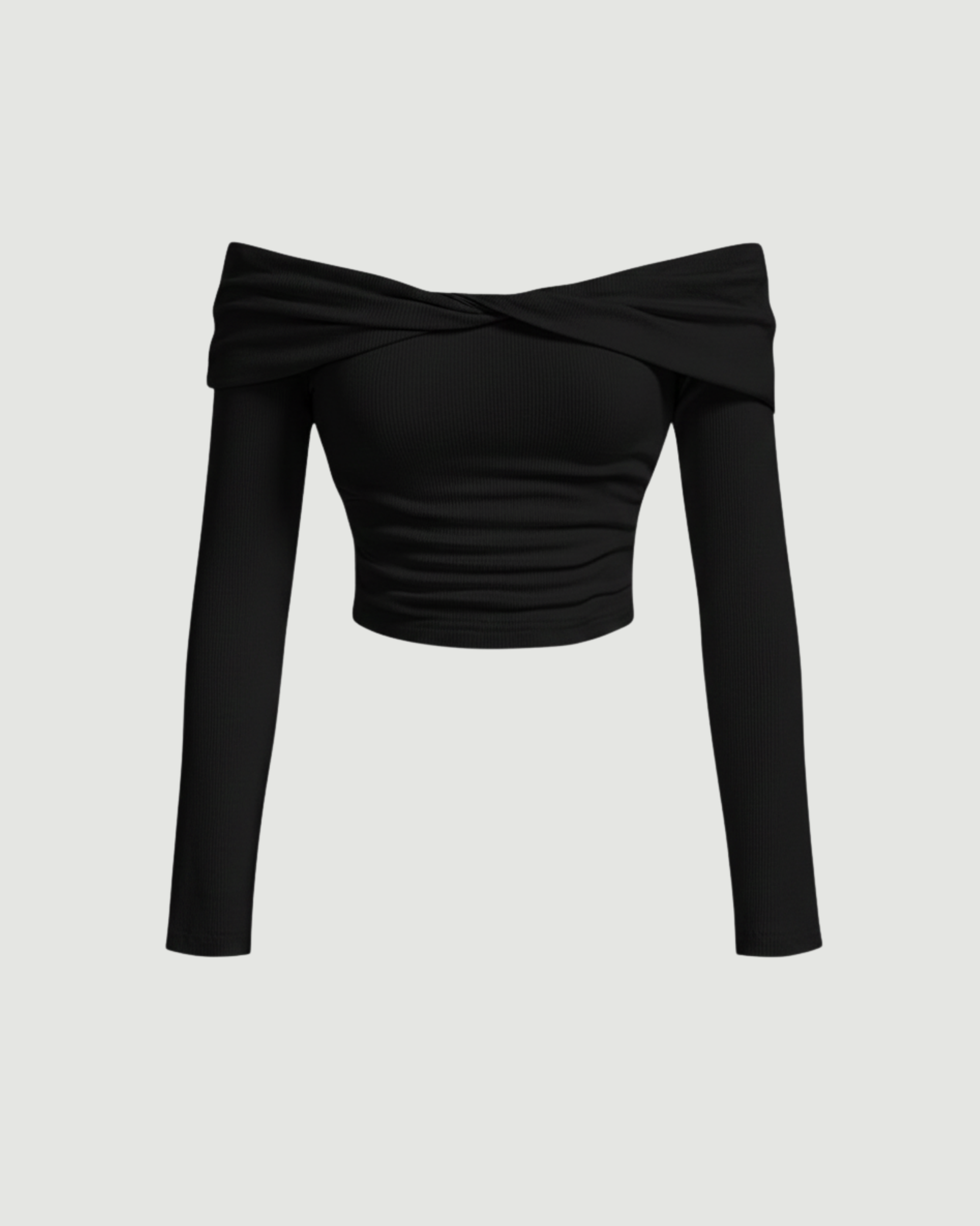 TwistBloom Urban Chic Long Sleeve-Black