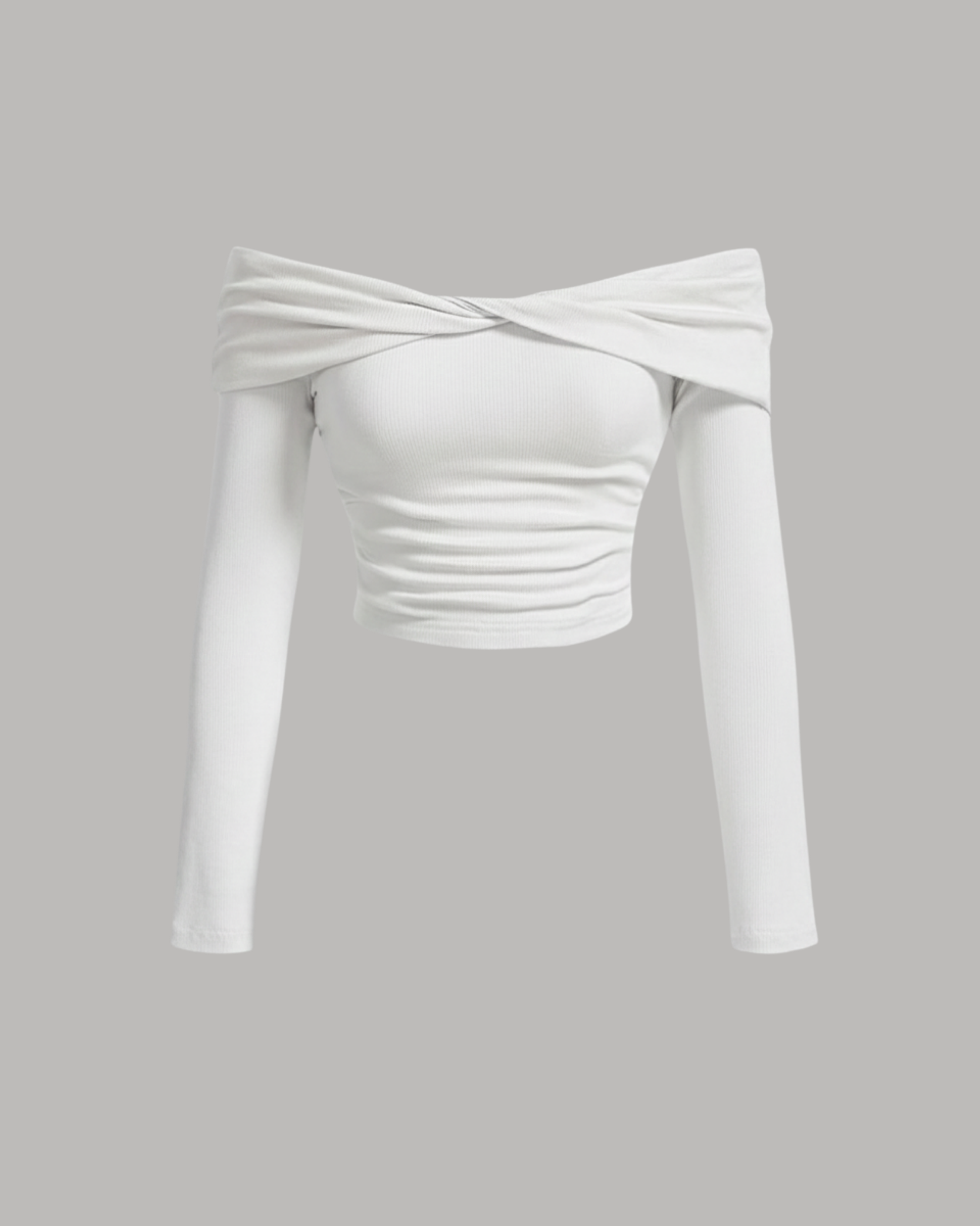 TwistBloom Urban Chic Long Sleeve-White