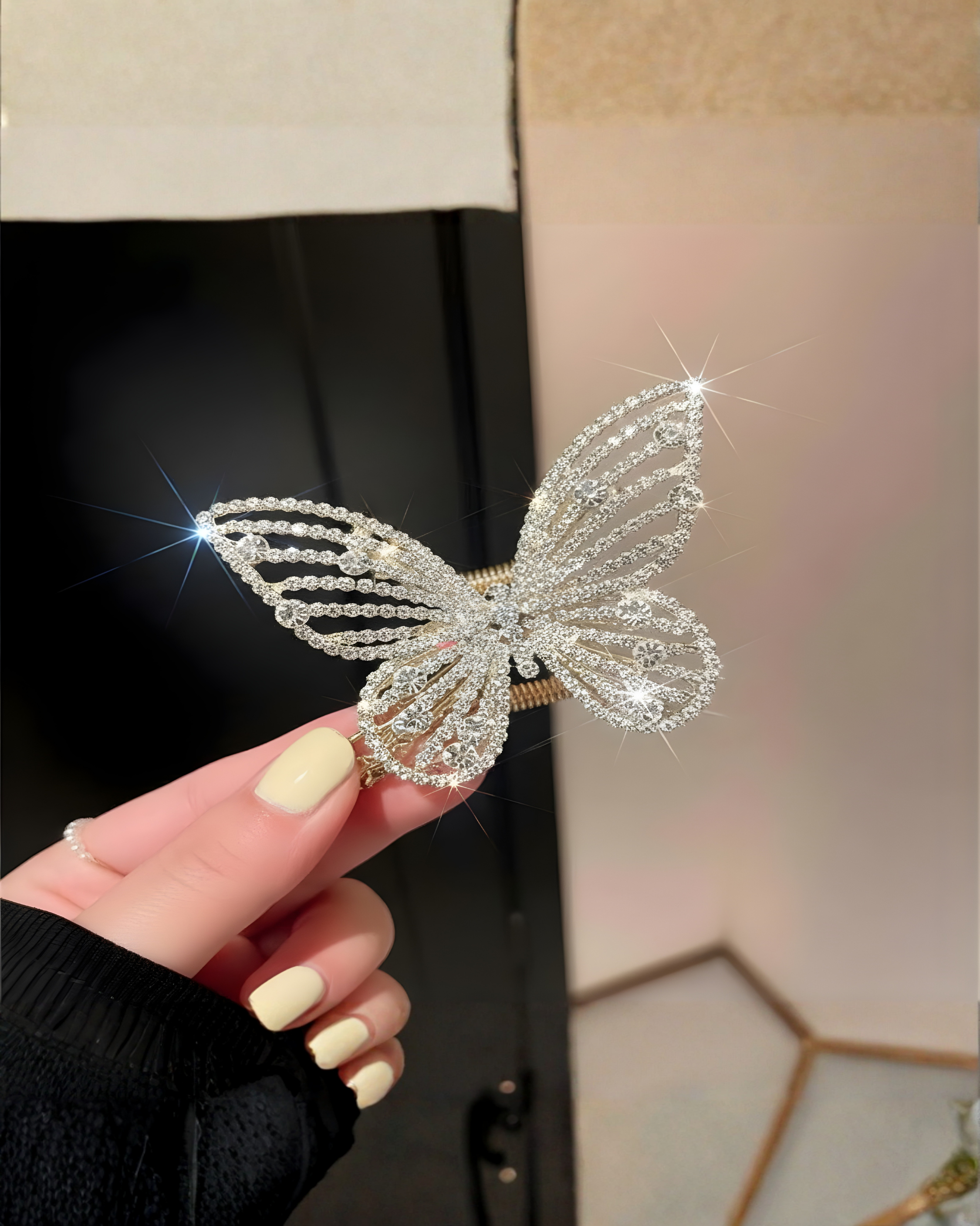 Metal Hair Claw Clip Hair Catch Barrette Jaw Clamp