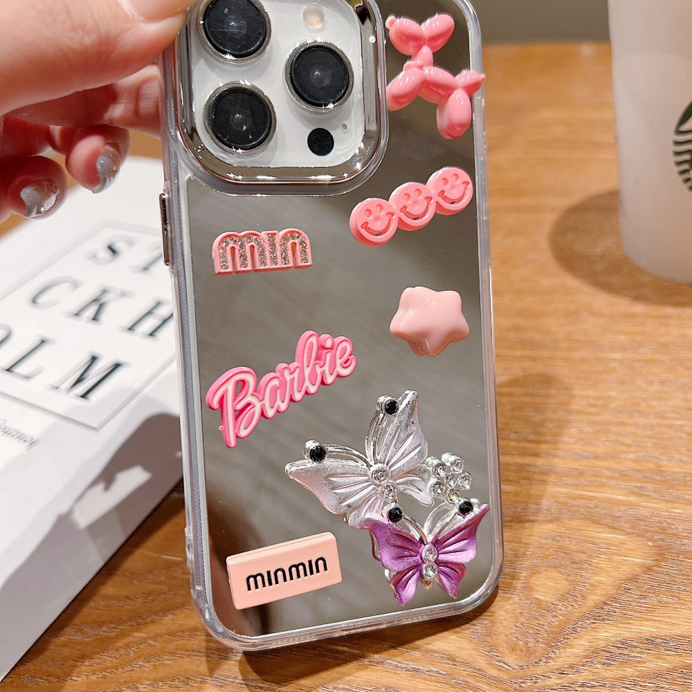 Ezlia 3D Creative Toy Graphic Mirror iPhone 15 Case