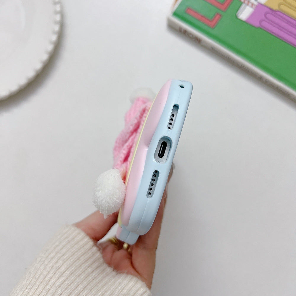 Ezlia 3D Silicone Bear Soft iPhone 13 Case