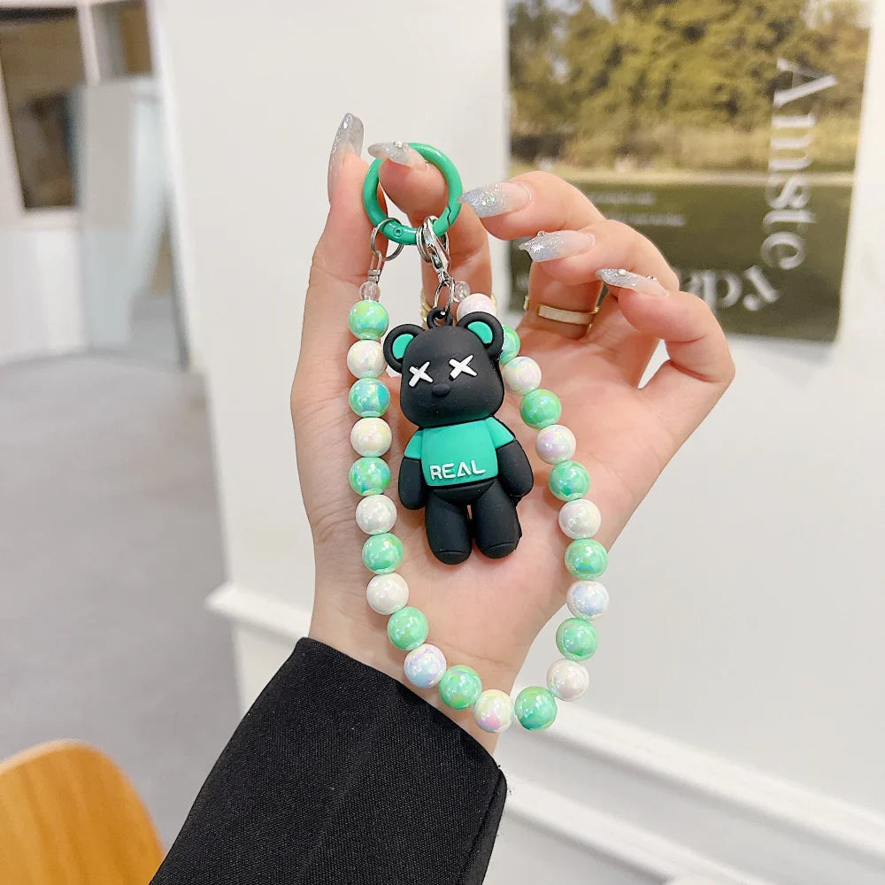 Ezlia Cute Anime Cartoon Phone Charm | Handbag Charm Green Color