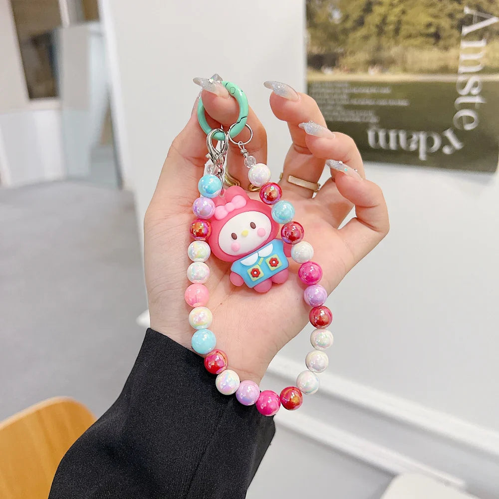 Ezlia Cute Anime Cartoon Phone Charm | Handbag Charm Red Color