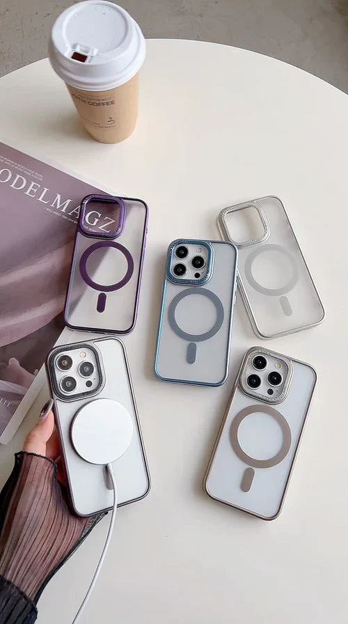 Ezlia MagSafe Magnetic Charging Case with Shockproof Protection iPhone 15 Mini Case