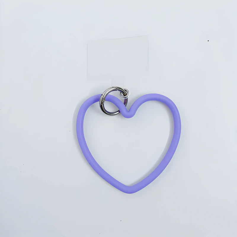 Purple Heart Shape Bracelet iPhone case