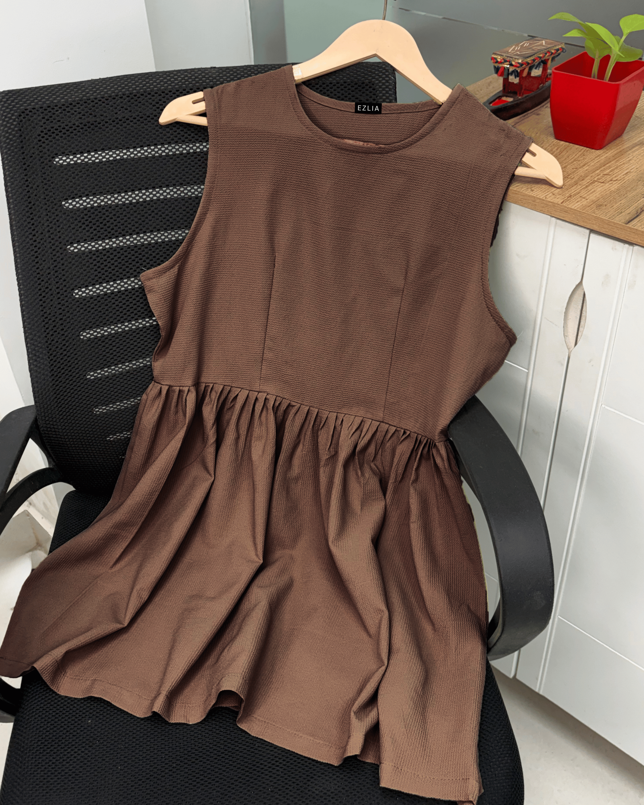Brown Mini Dress for Women