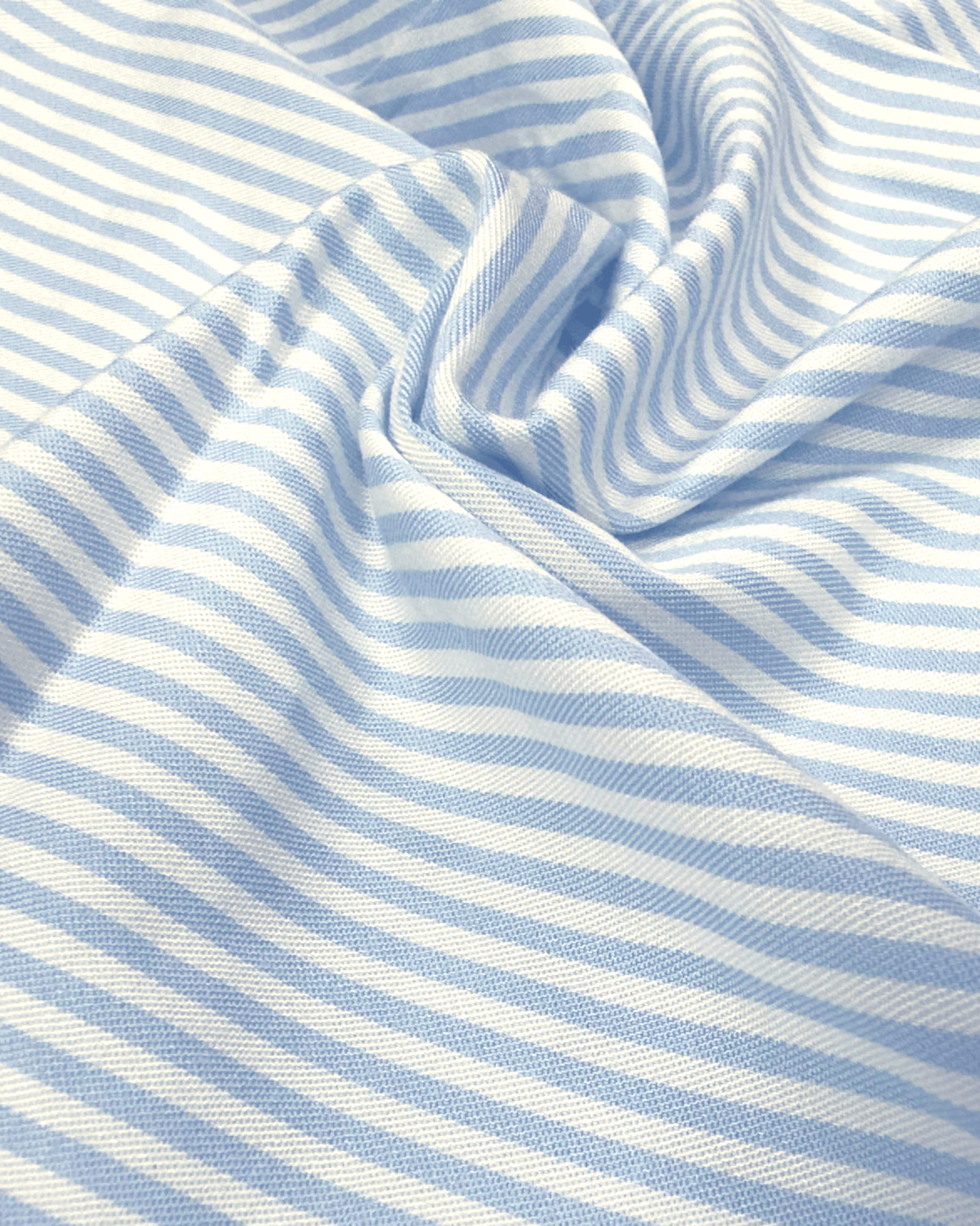 Soft Blue Striped Shirt for Women