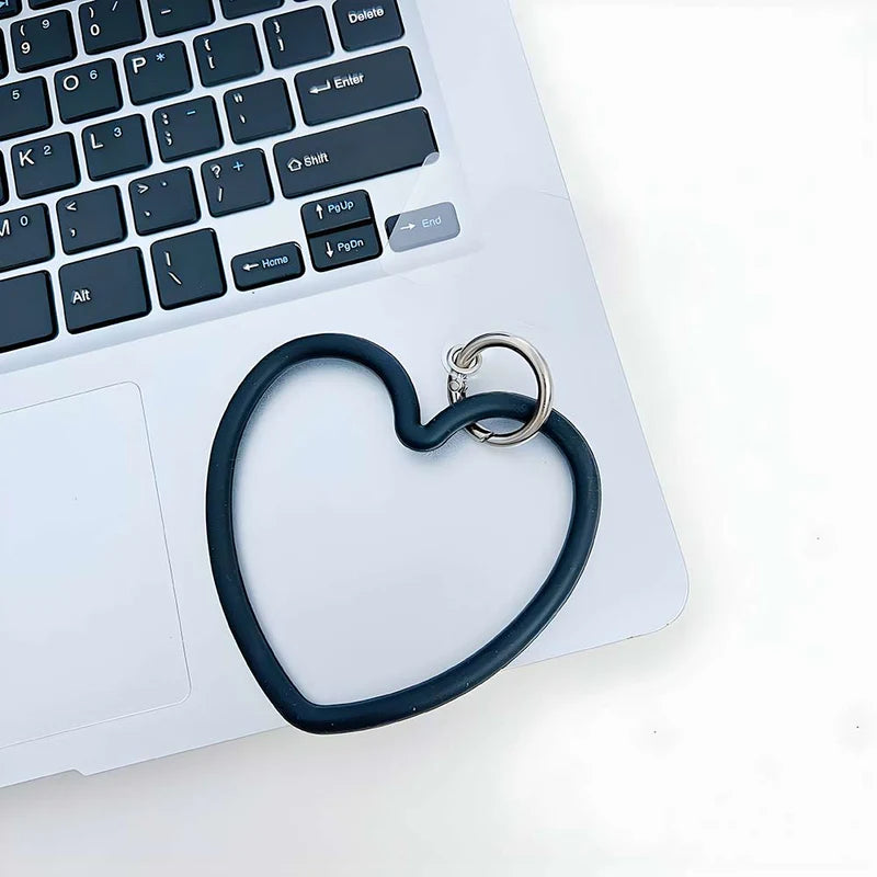 Black Heart Shape Bracelet iPhone case