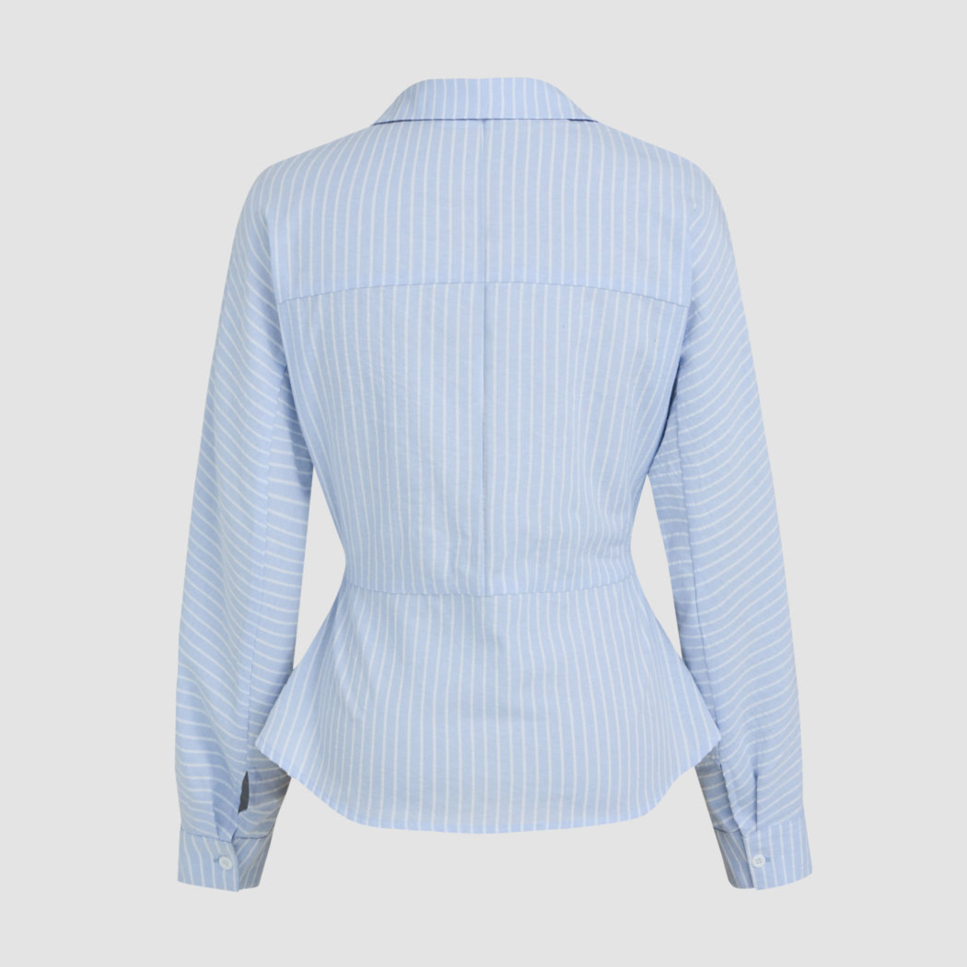 Sky Blue Striped Shirt