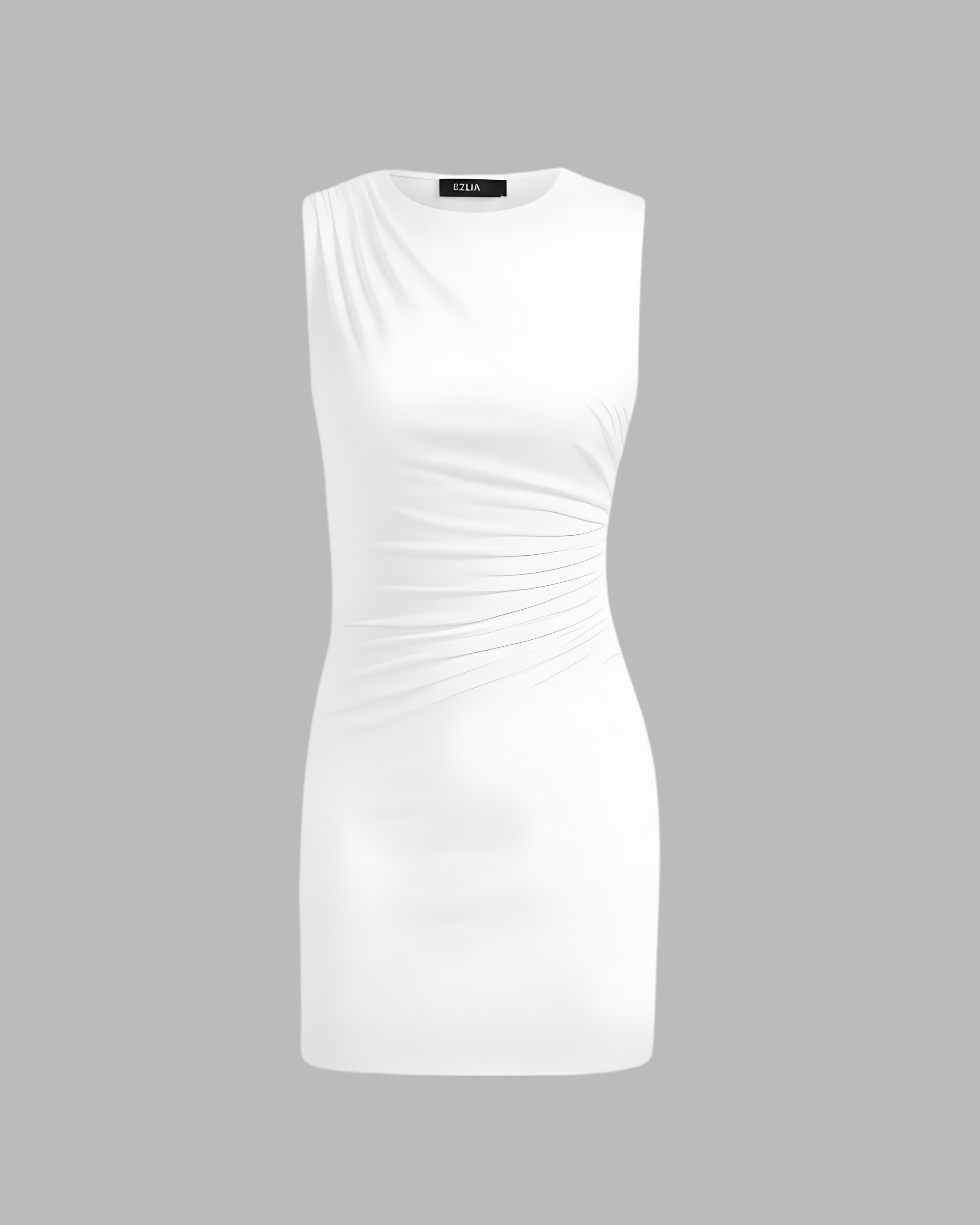 White Bodycon Mini Dress