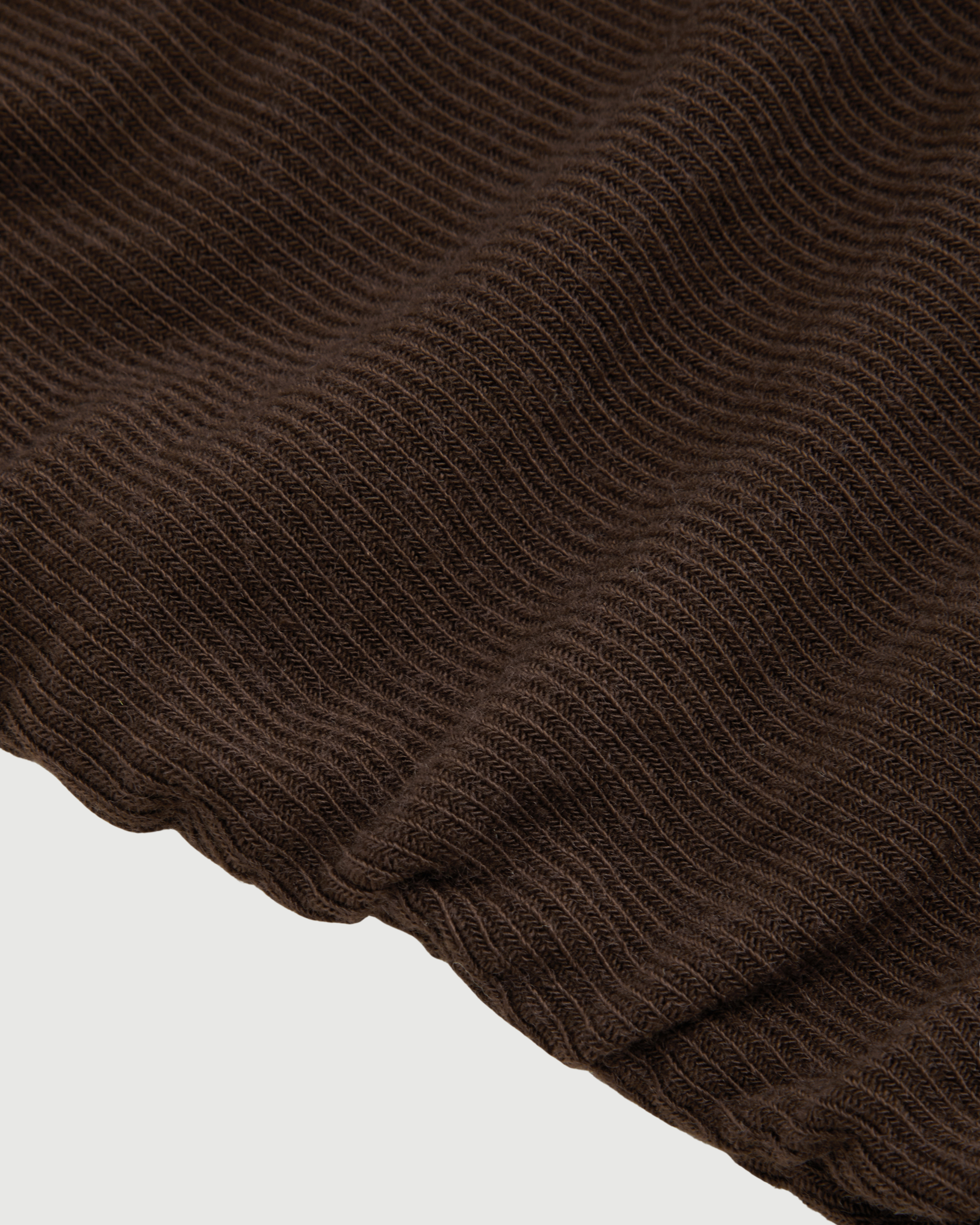 Asymmetrical Neck Lace Trim Ruched Top-Coffee