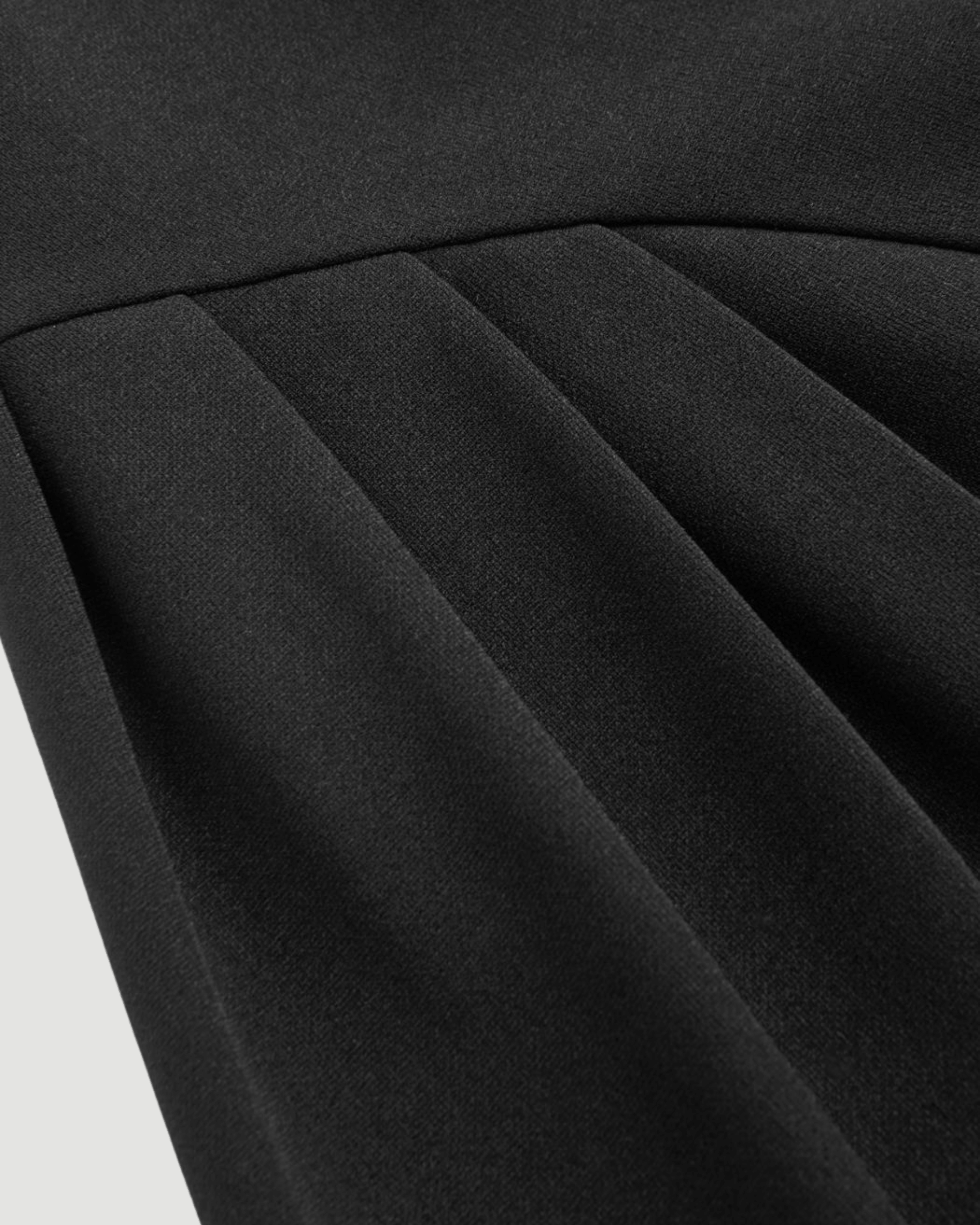 Classic Black Sleeveless Midi Dress