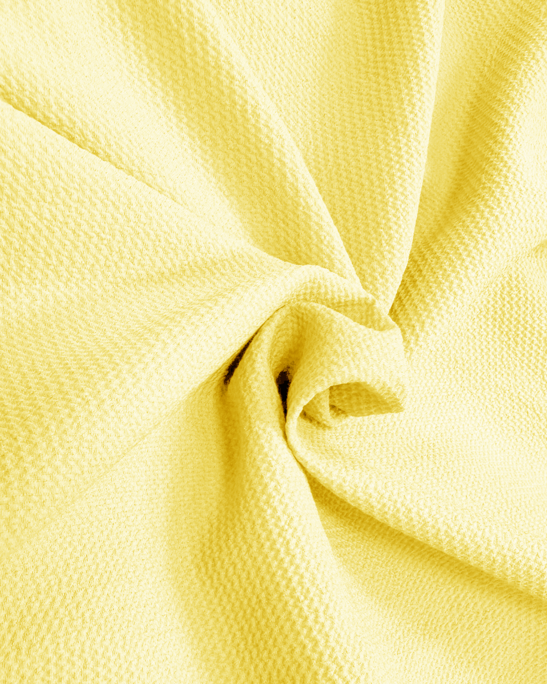 Yellow V-Neck Pleated Tank Top