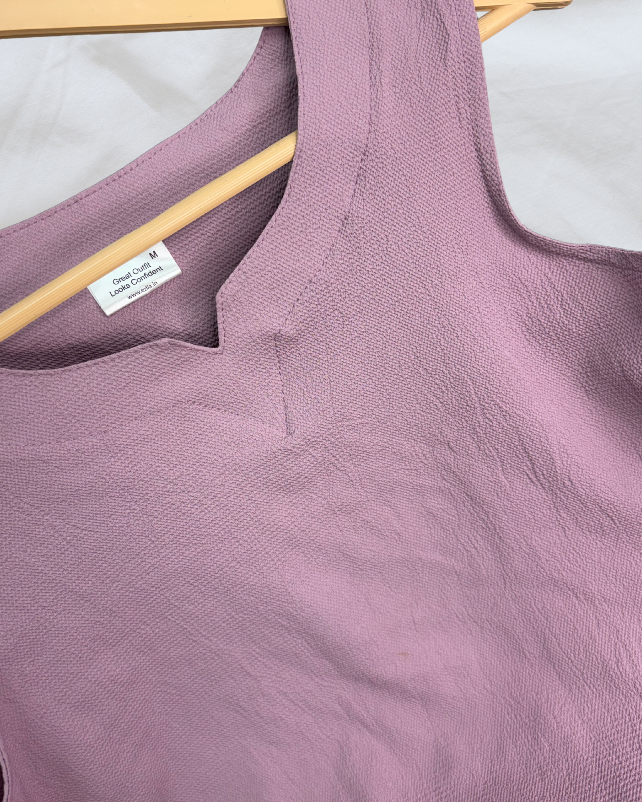 Casual Purple Crop Top