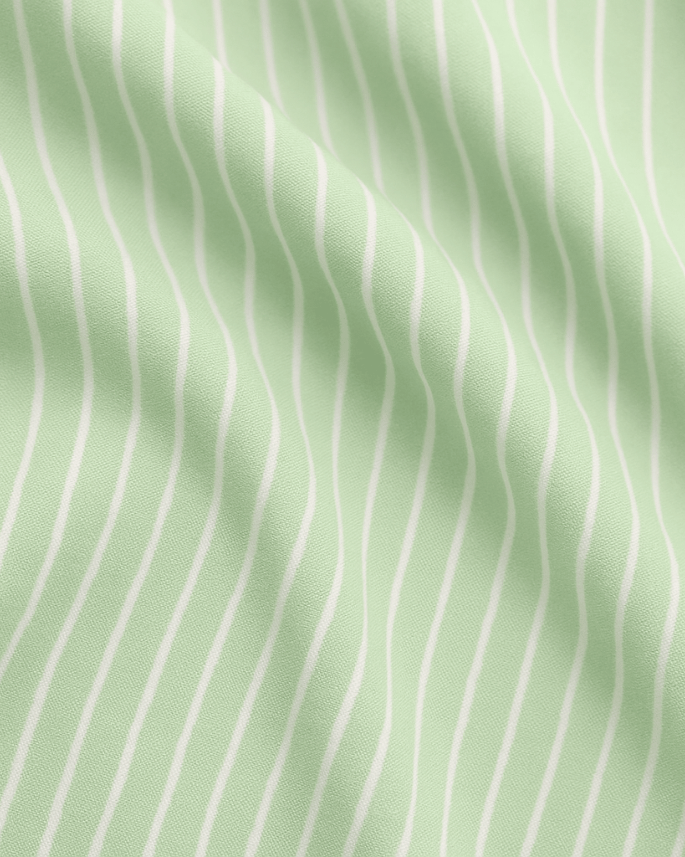 Women's Green Striped Peplum Shirt