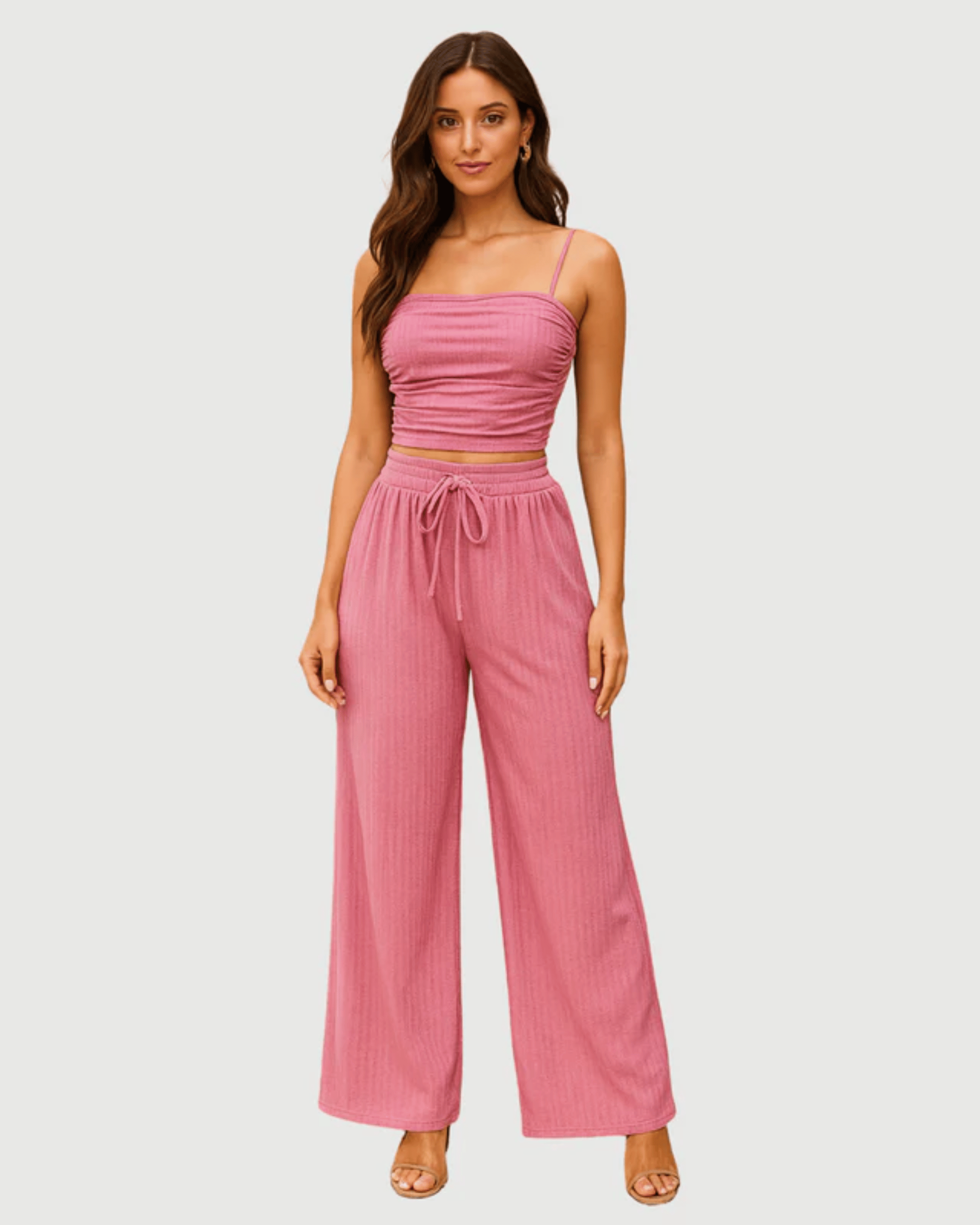 Pink Cami  Co-Ord Set