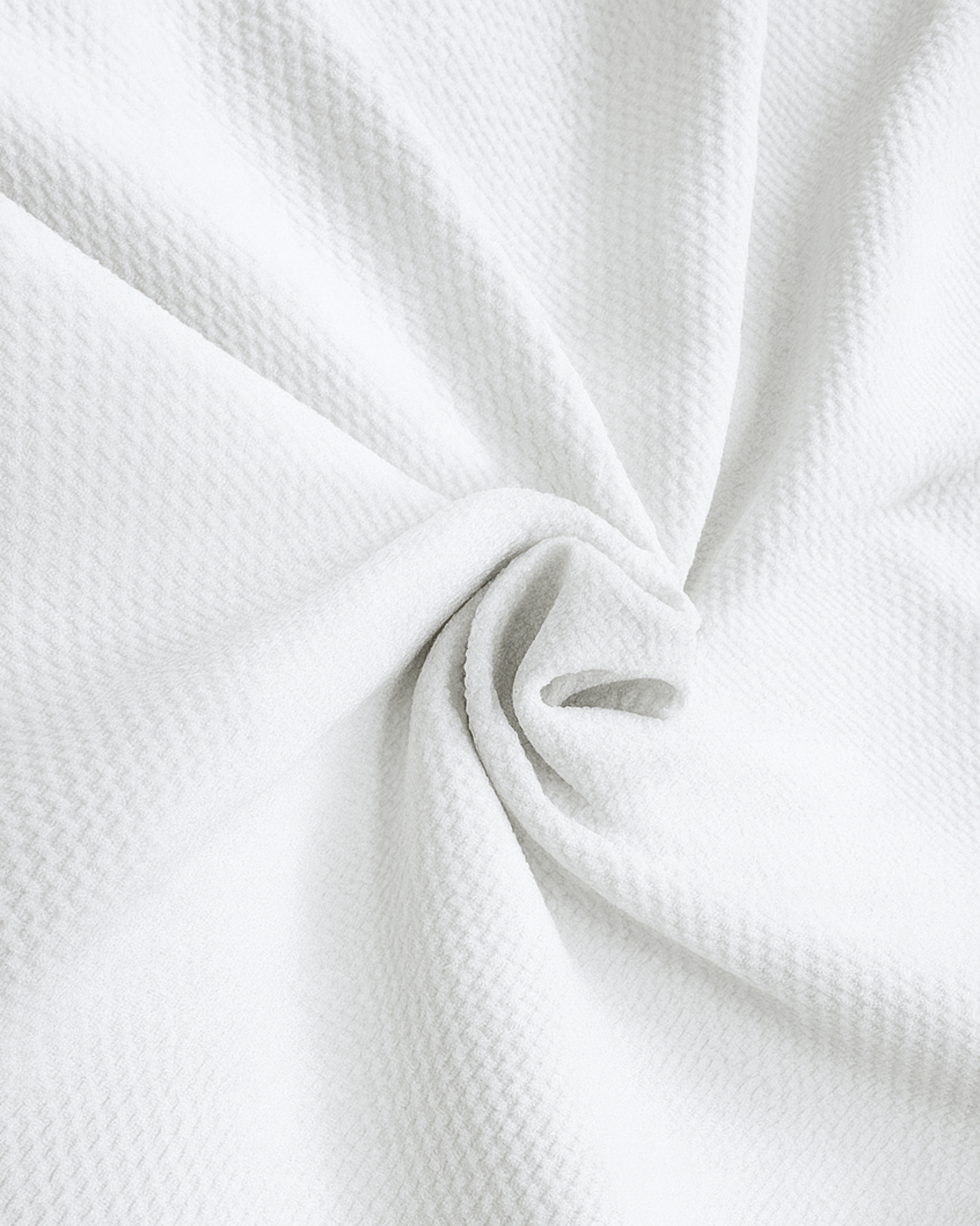 White Long-Sleeve V-Neck Top