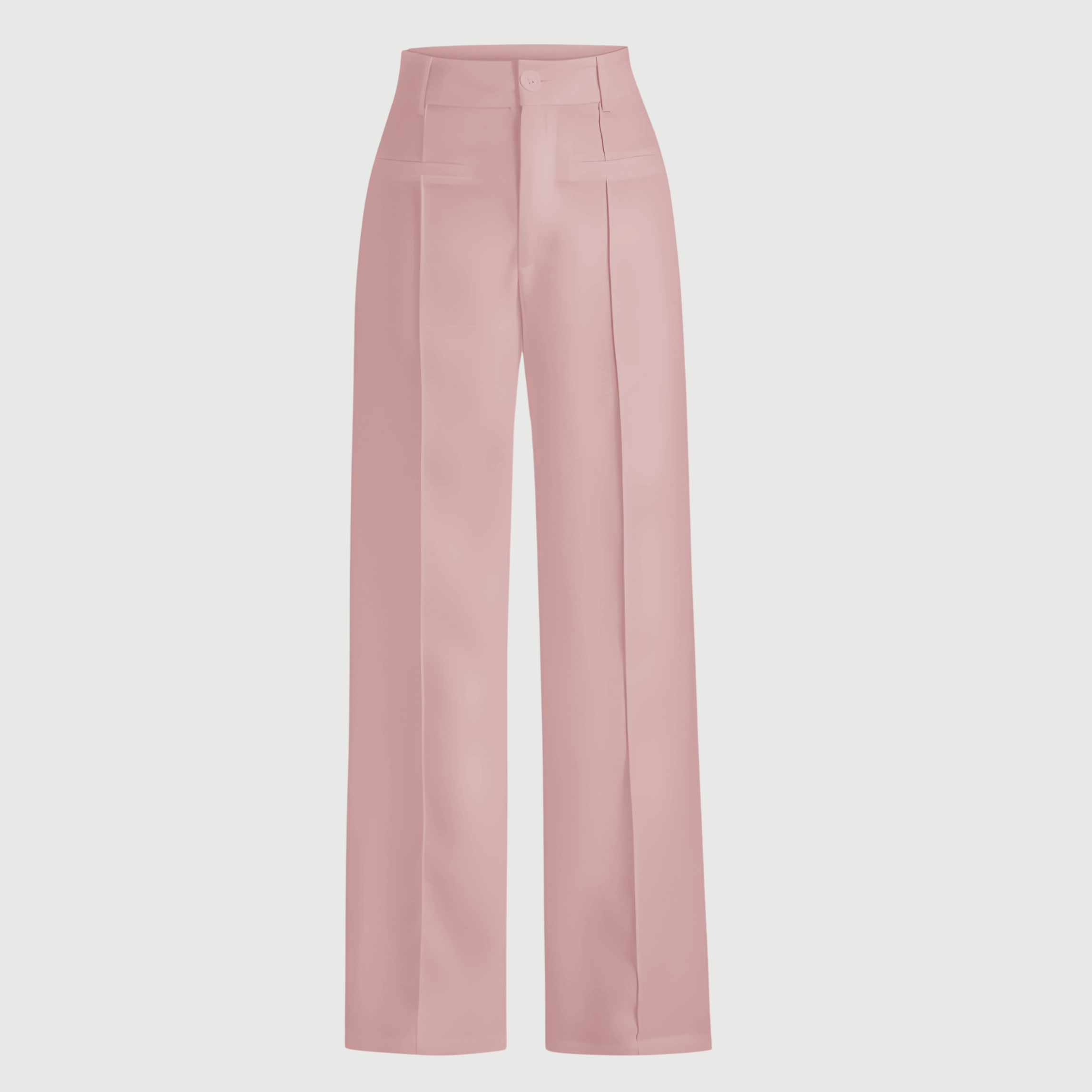 High-Waist Pink Trousers