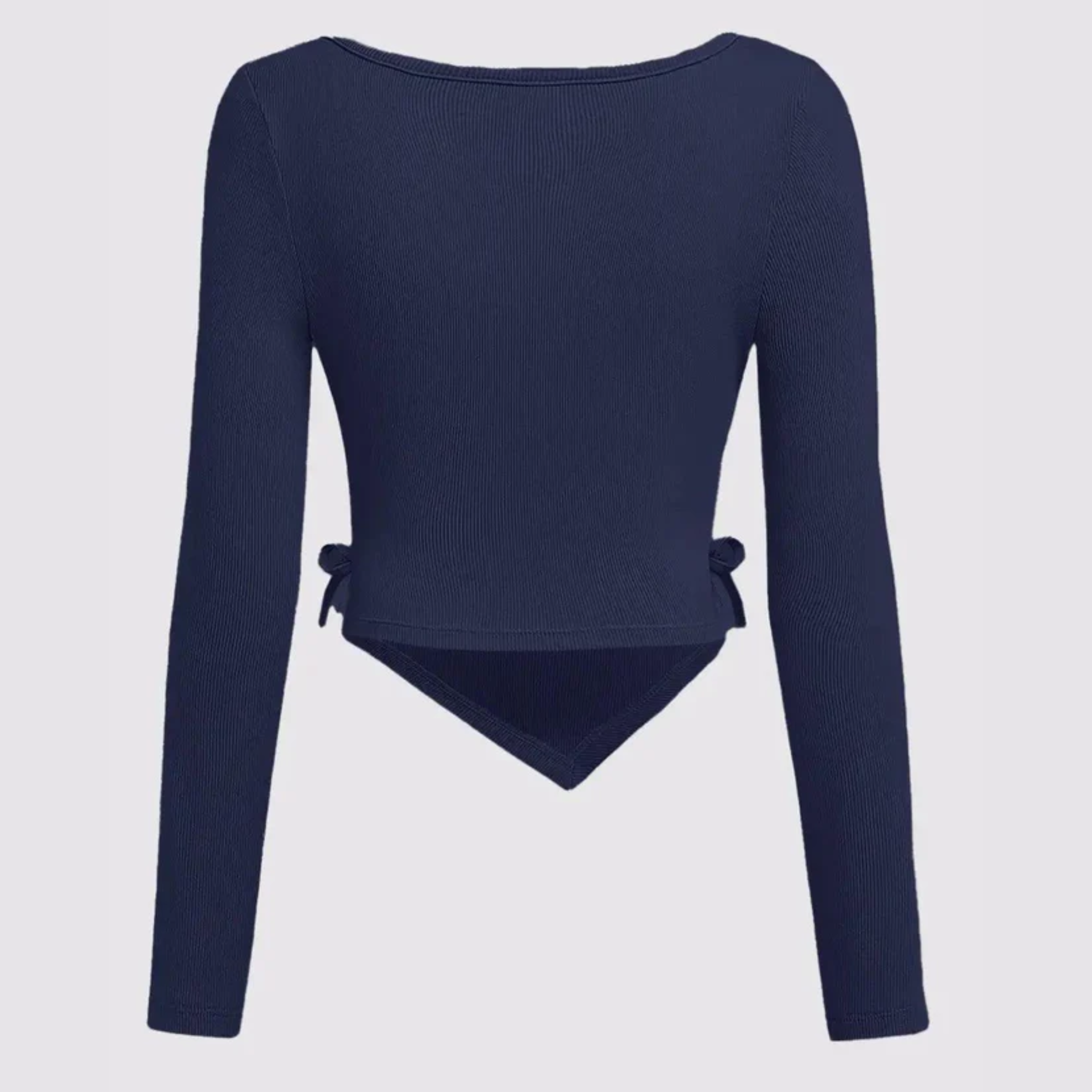 Long Sleeve Tee with Front Knot