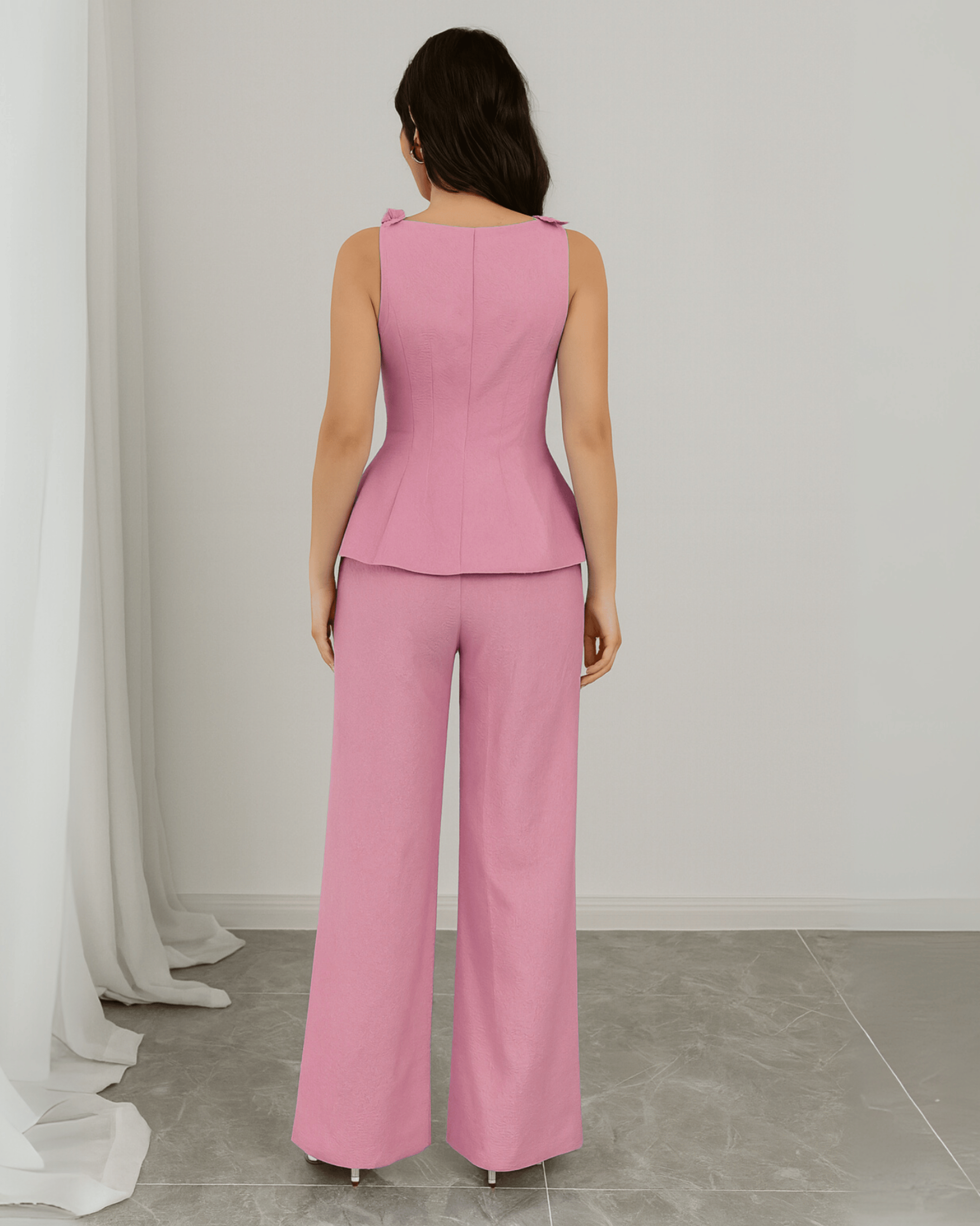 Stylish Bright Pink Co-ord Set